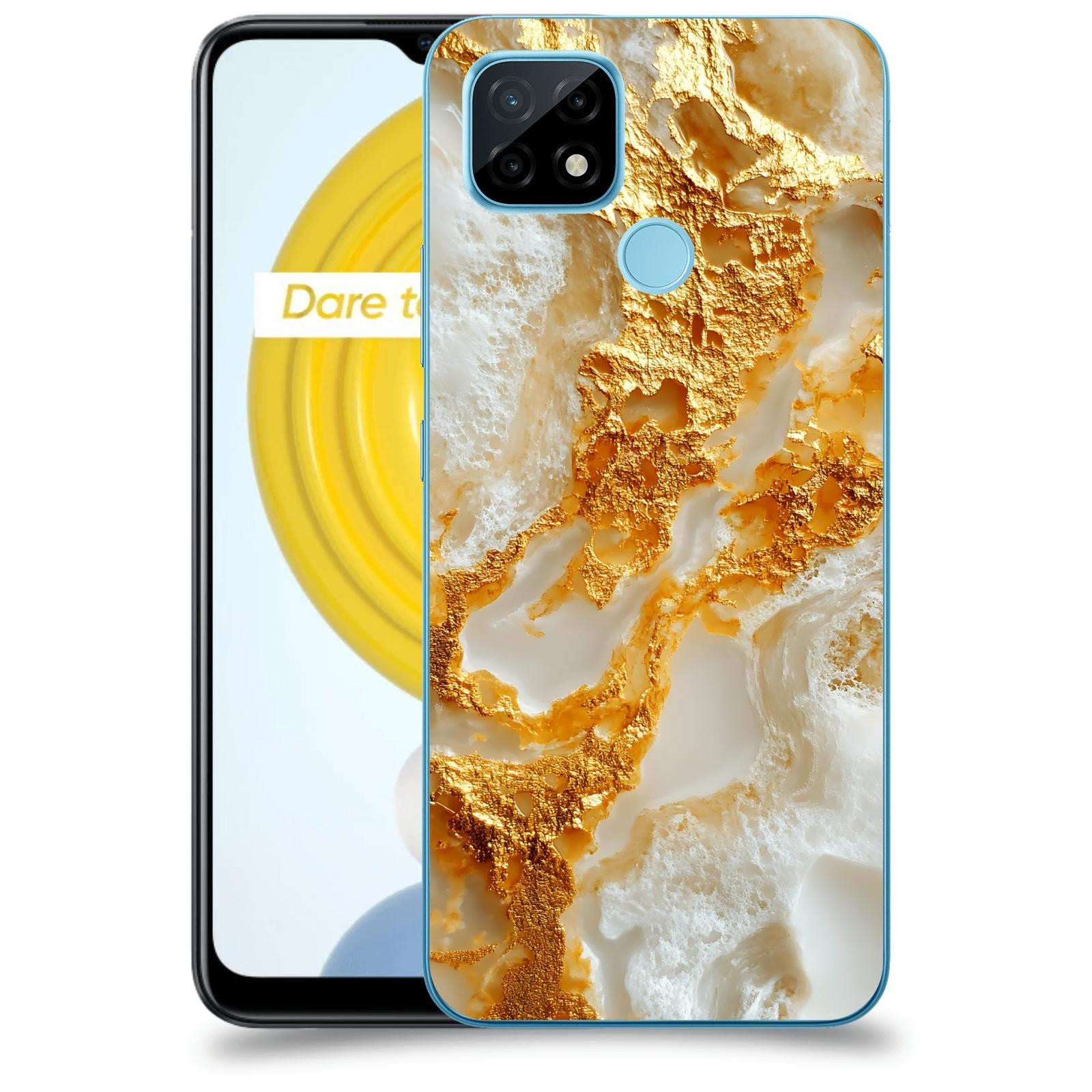 ACOVER Kryt na mobil Realme C21 - Vanilla Bourbon II