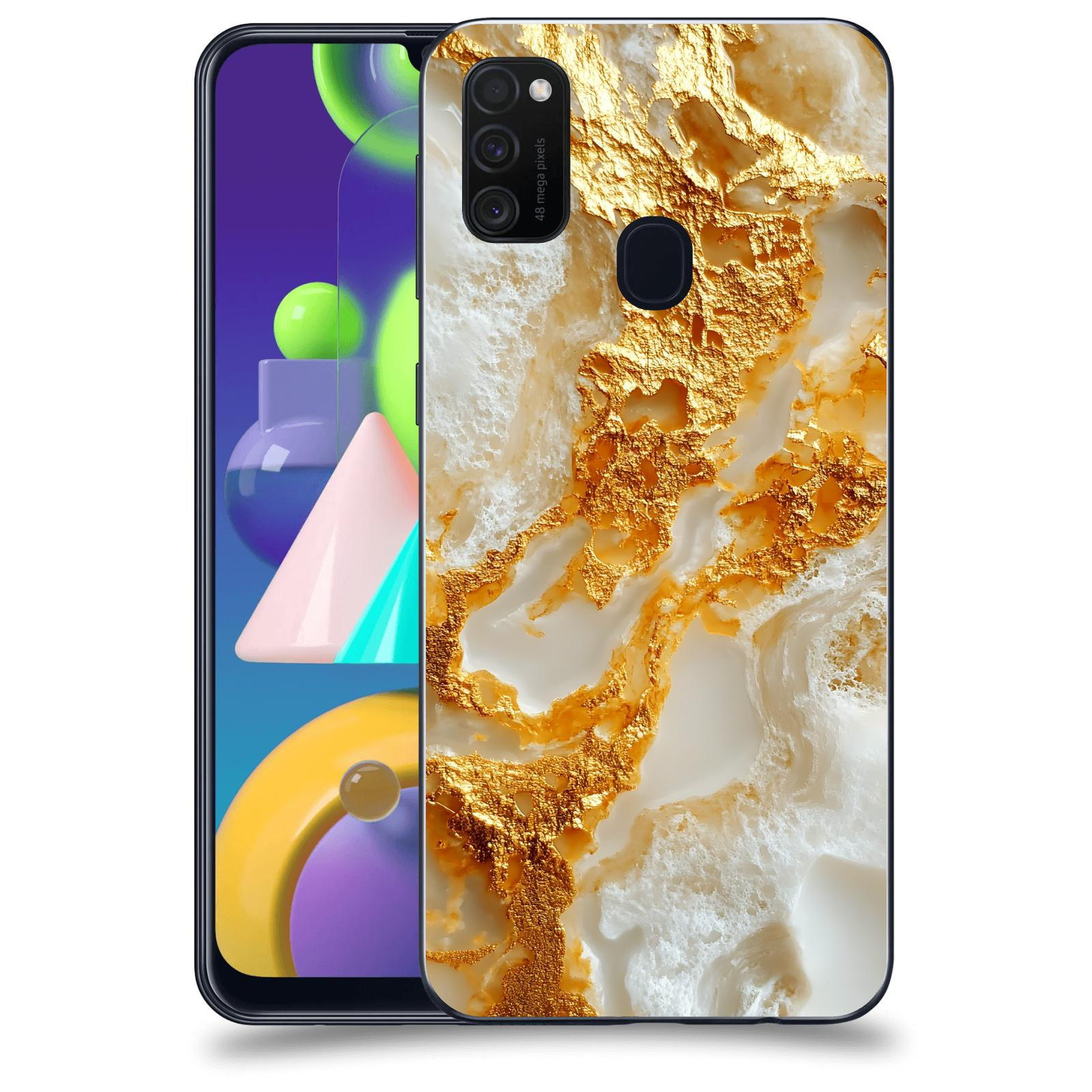 ACOVER Kryt na mobil Samsung Galaxy M21 M215F - Vanilla Bourbon II