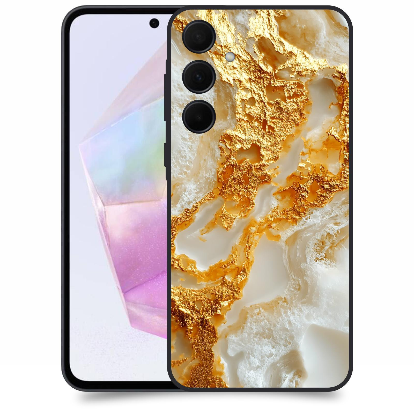 ACOVER Kryt na mobil Samsung Galaxy A35 5G - Vanilla Bourbon II