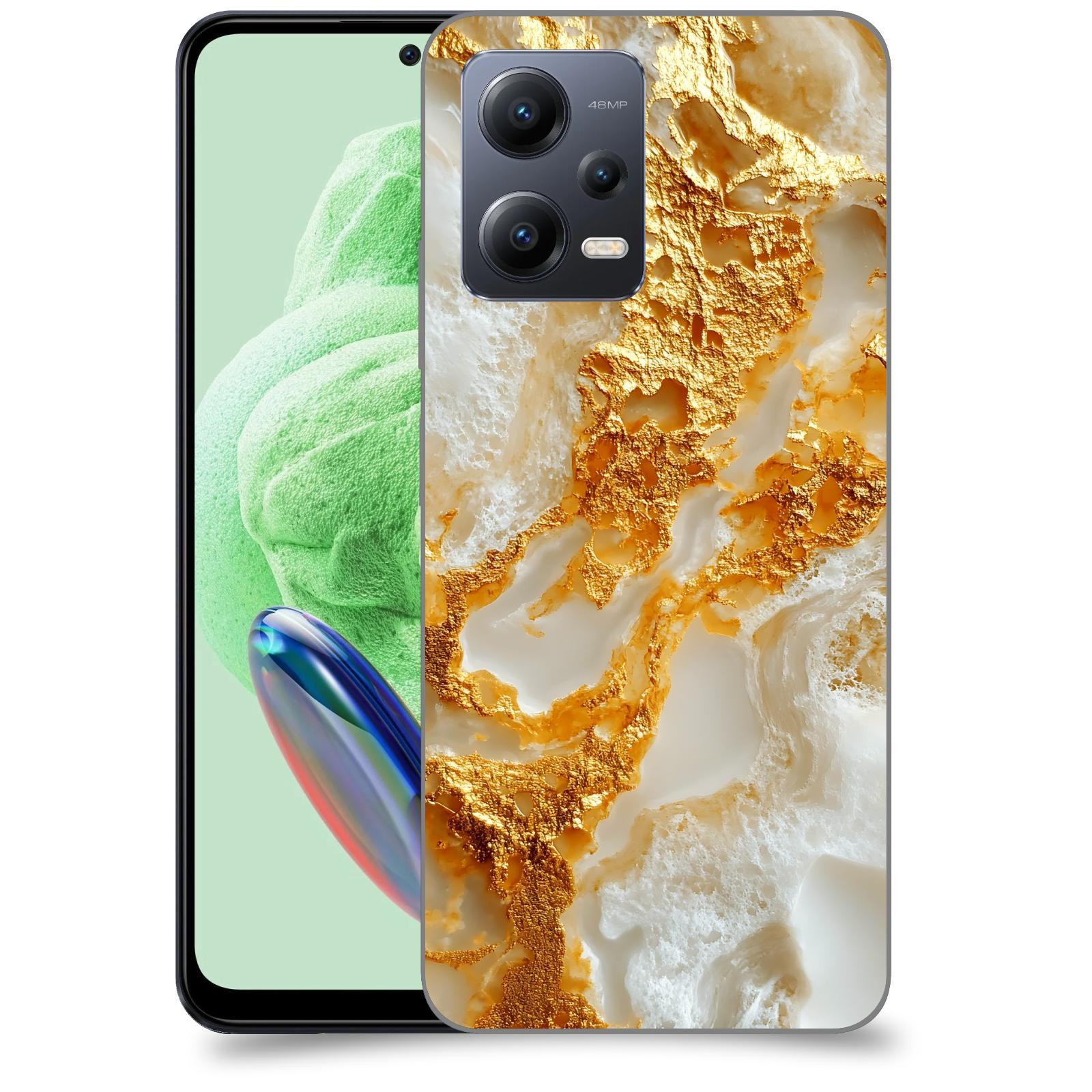 ACOVER Kryt na mobil Xiaomi Redmi Note 12 PRO 5G - Vanilla Bourbon II