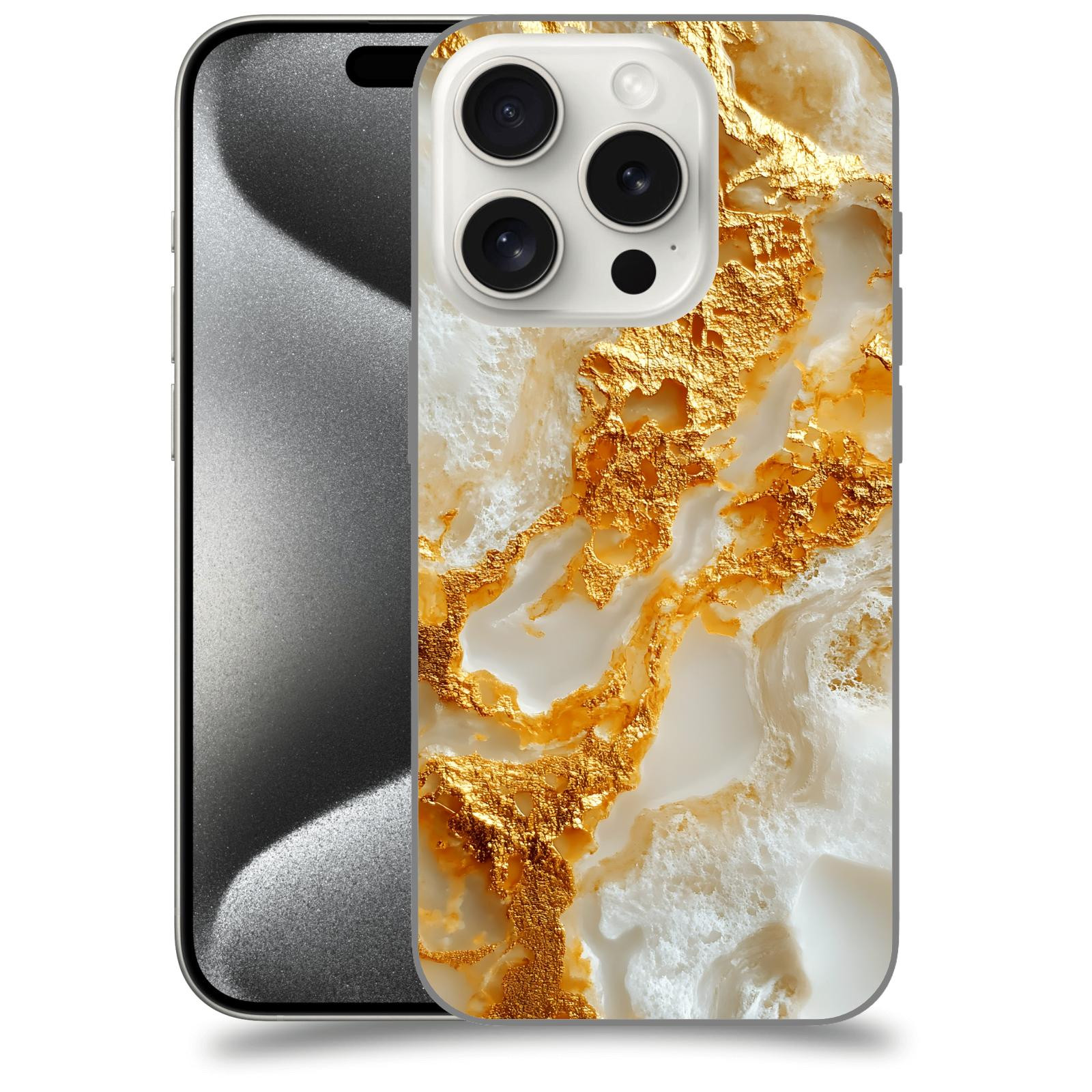 ACOVER Kryt na mobil Apple iPhone 15 pro - Vanilla Bourbon II