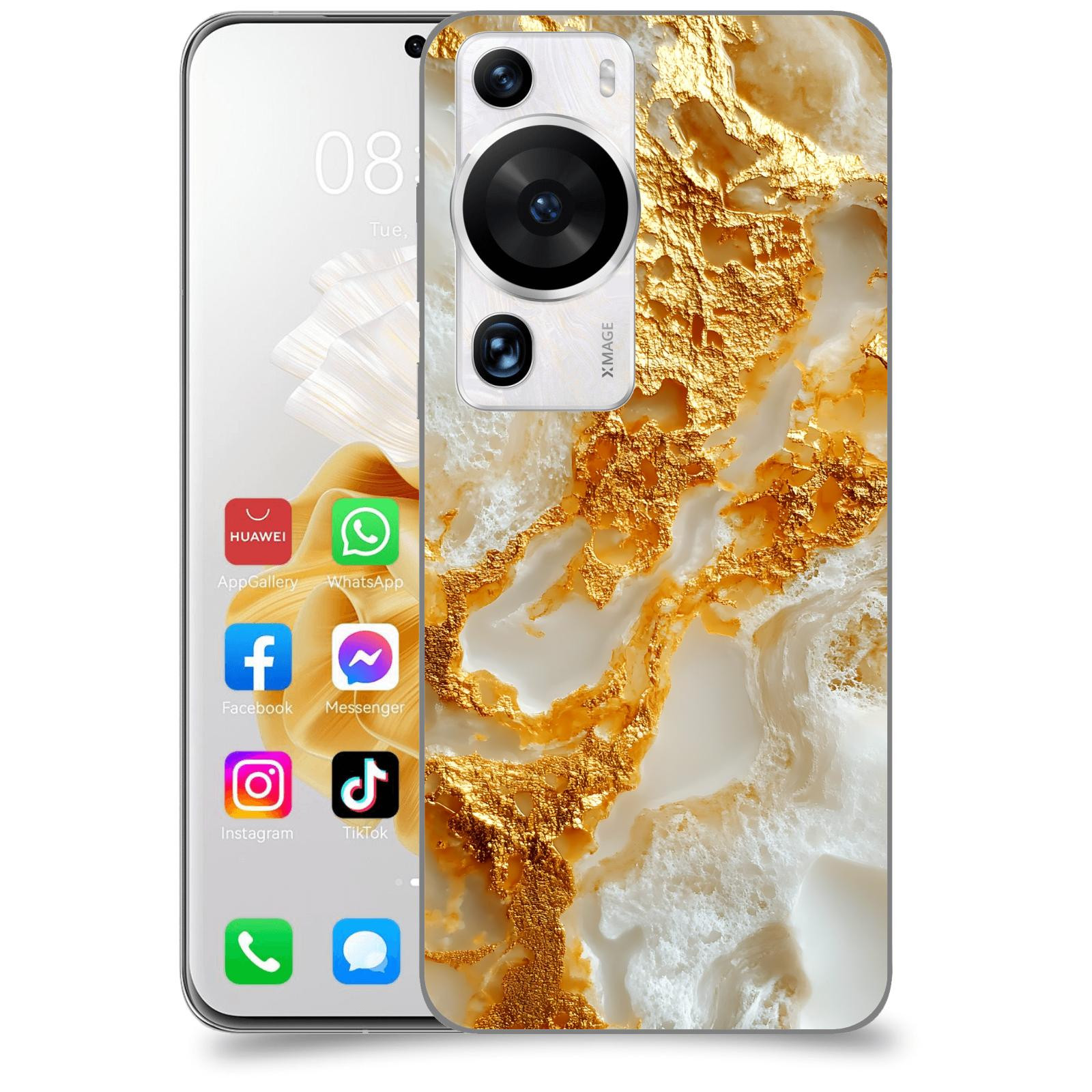 ACOVER Kryt na mobil Huawei P60 Pro - Vanilla Bourbon II