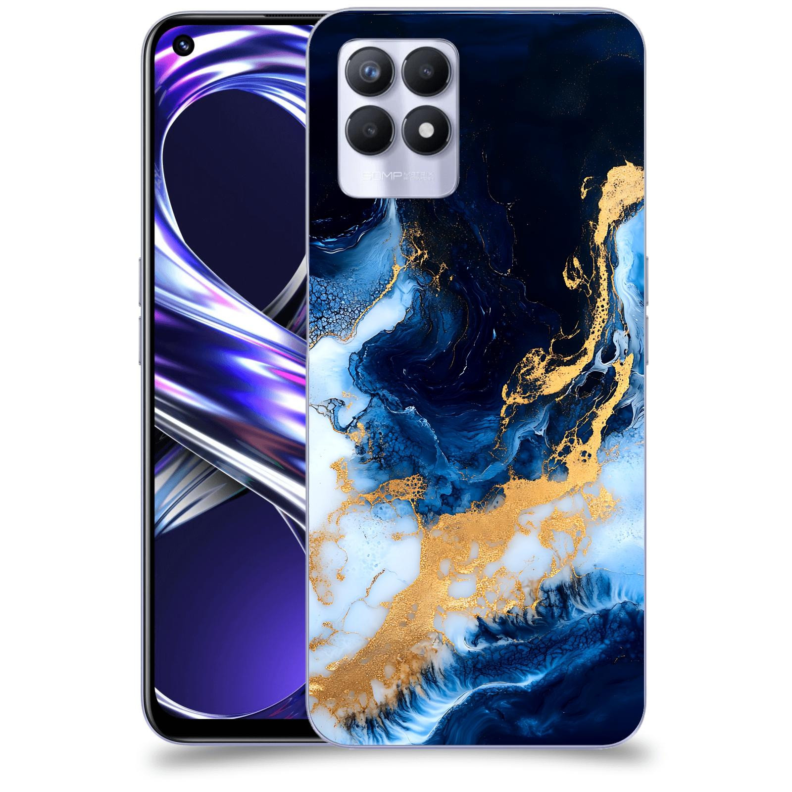 ACOVER Kryt na mobil Realme 8i - Royal Blue I