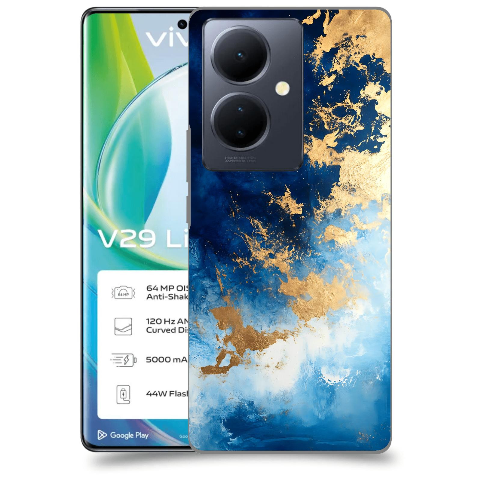 ACOVER Kryt na mobil VIVO V29 Lite 5G - Royal Blue II