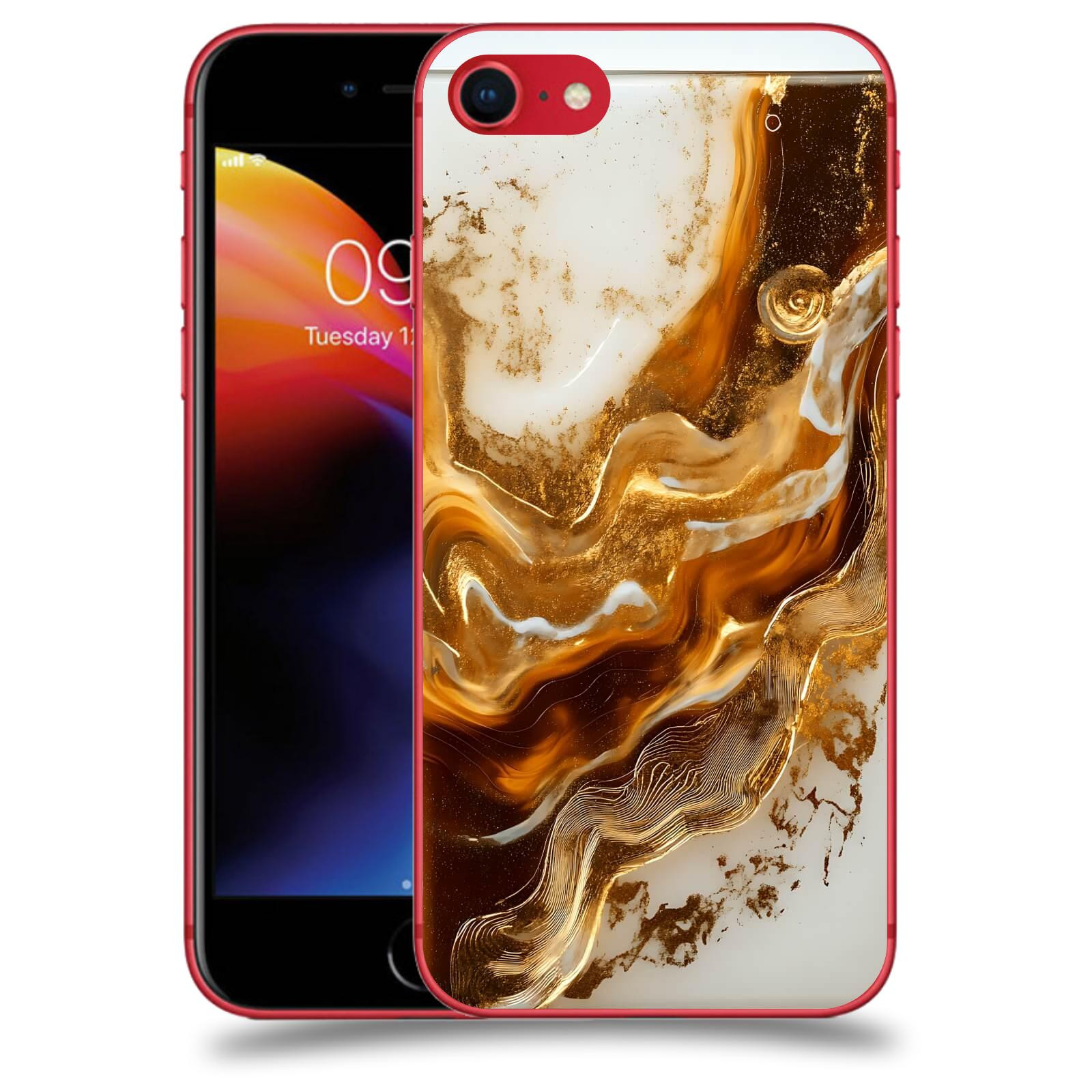 ACOVER Kryt na mobil Apple iPhone 8 - Amber I