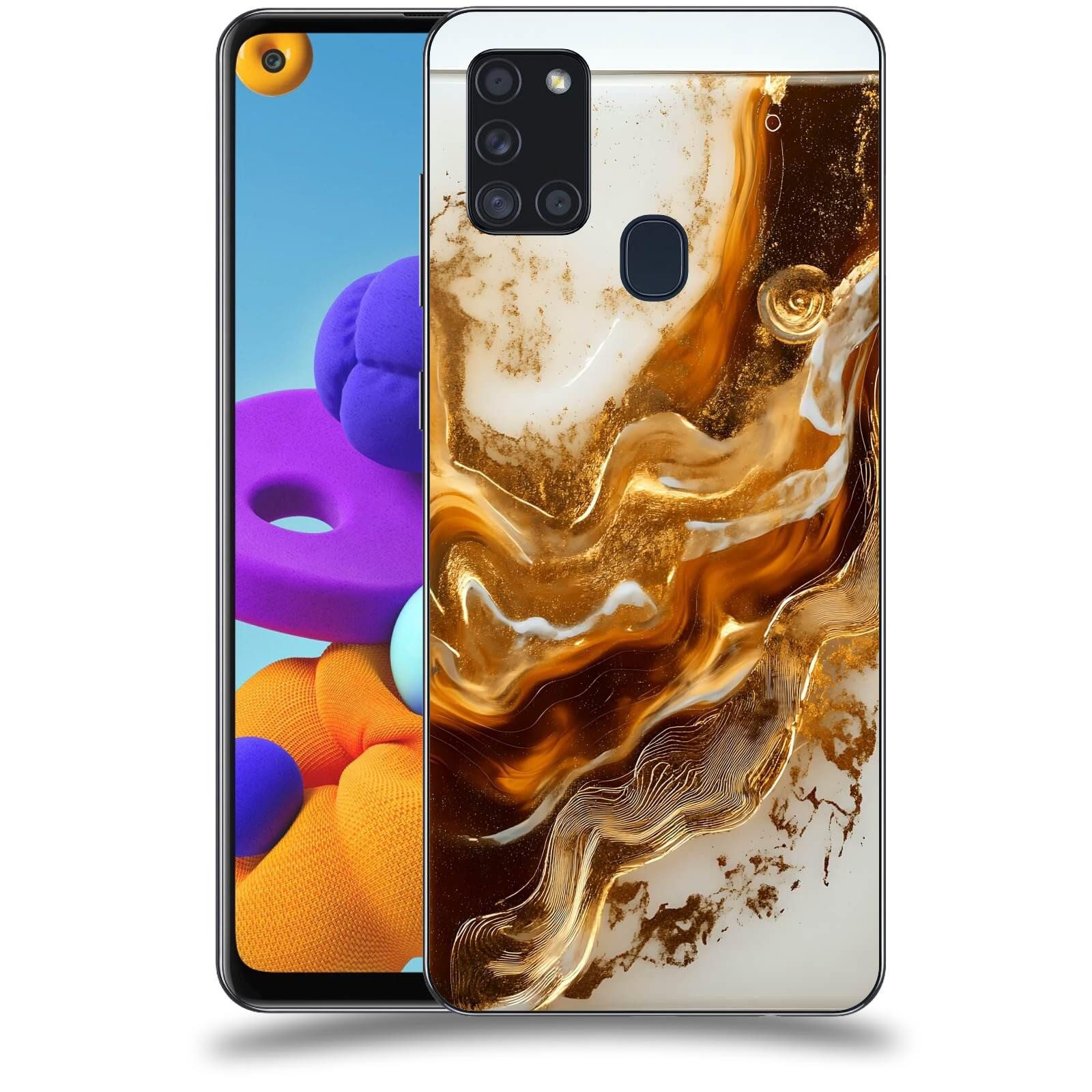 ACOVER Kryt na mobil Samsung Galaxy A21s - Amber I