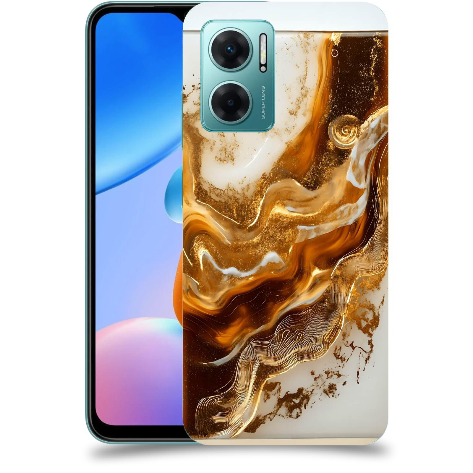 ACOVER Kryt na mobil Xiaomi Redmi 10 5G - Amber I