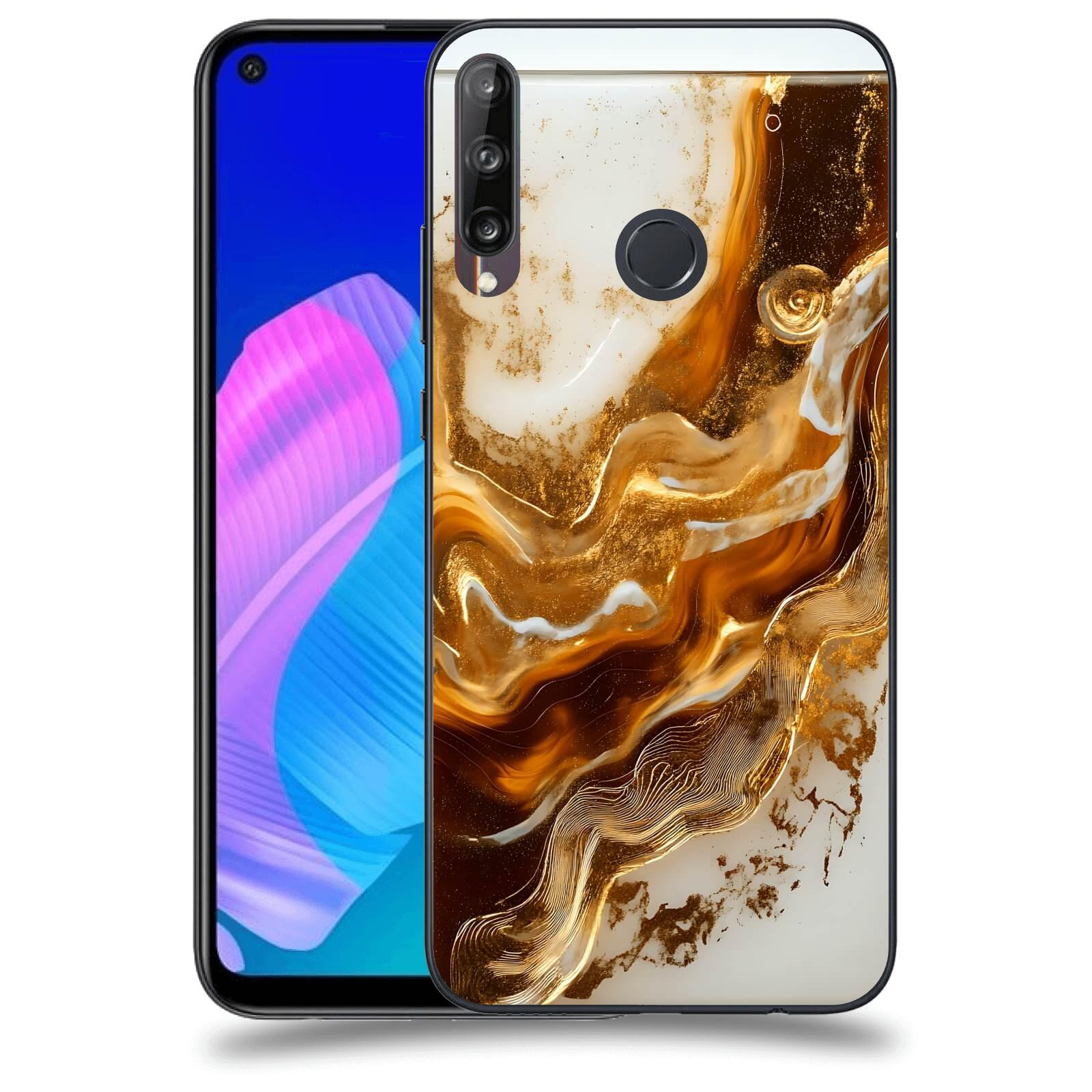 ACOVER Kryt na mobil Huawei P40 Lite E - Amber I