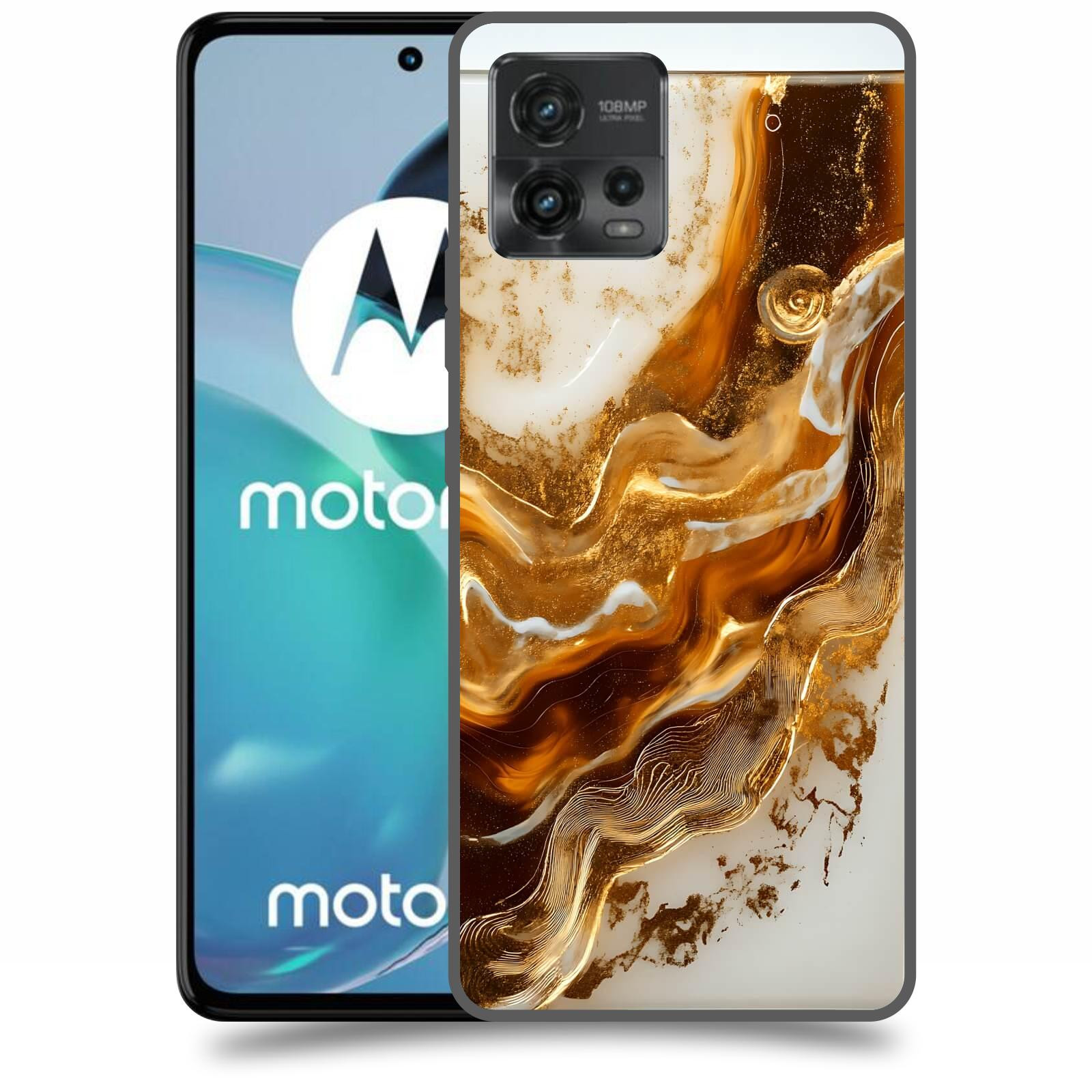 ACOVER Kryt na mobil Motorola Moto G72 - Amber I