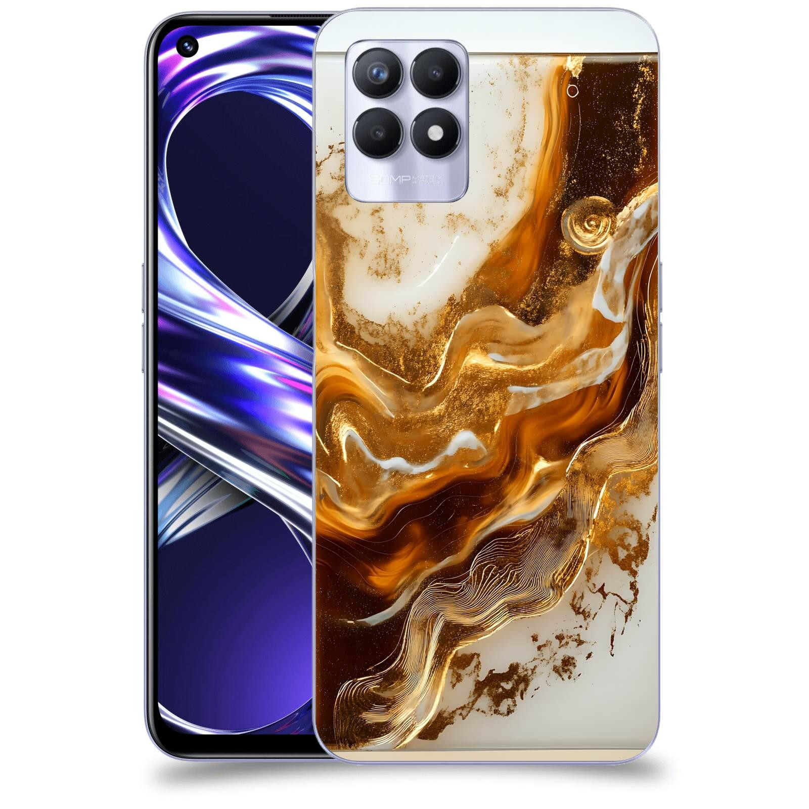 ACOVER Kryt na mobil Realme 8i - Amber I