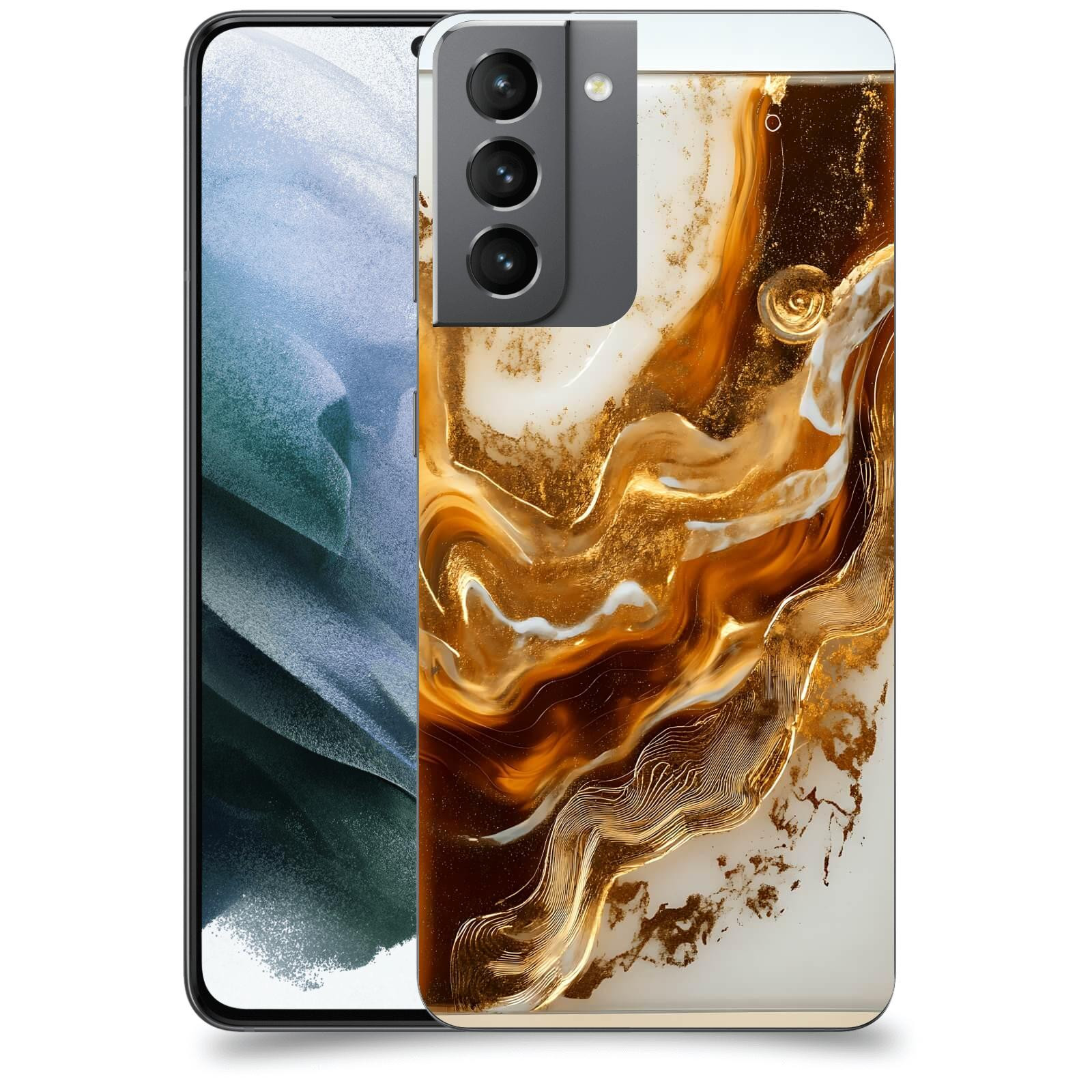 ACOVER Kryt na mobil Samsung Galaxy S21 G991B - Amber I