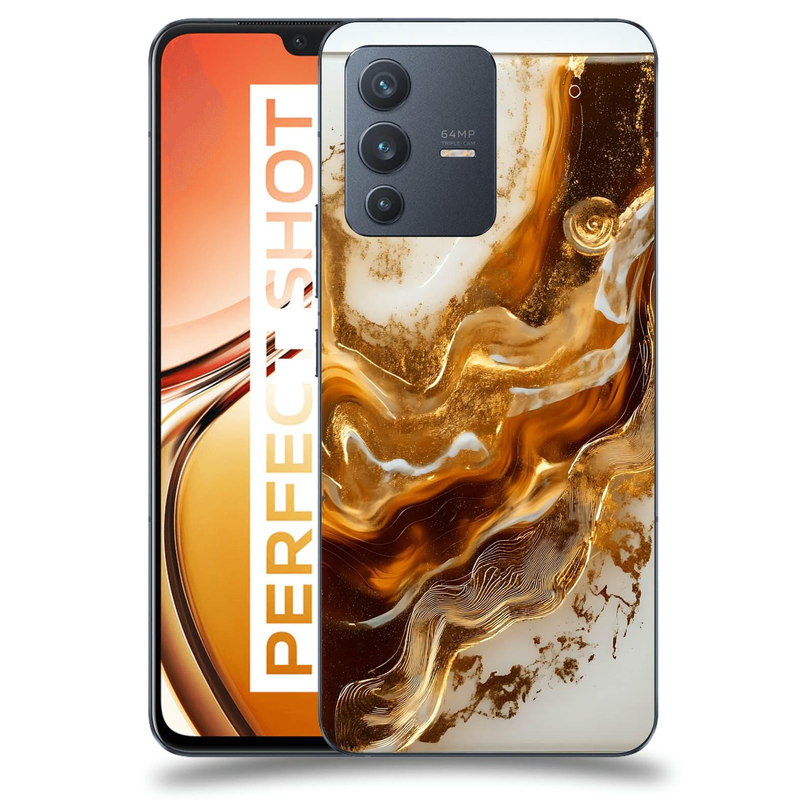 ACOVER Kryt na mobil Vivo V23 5G - Amber I