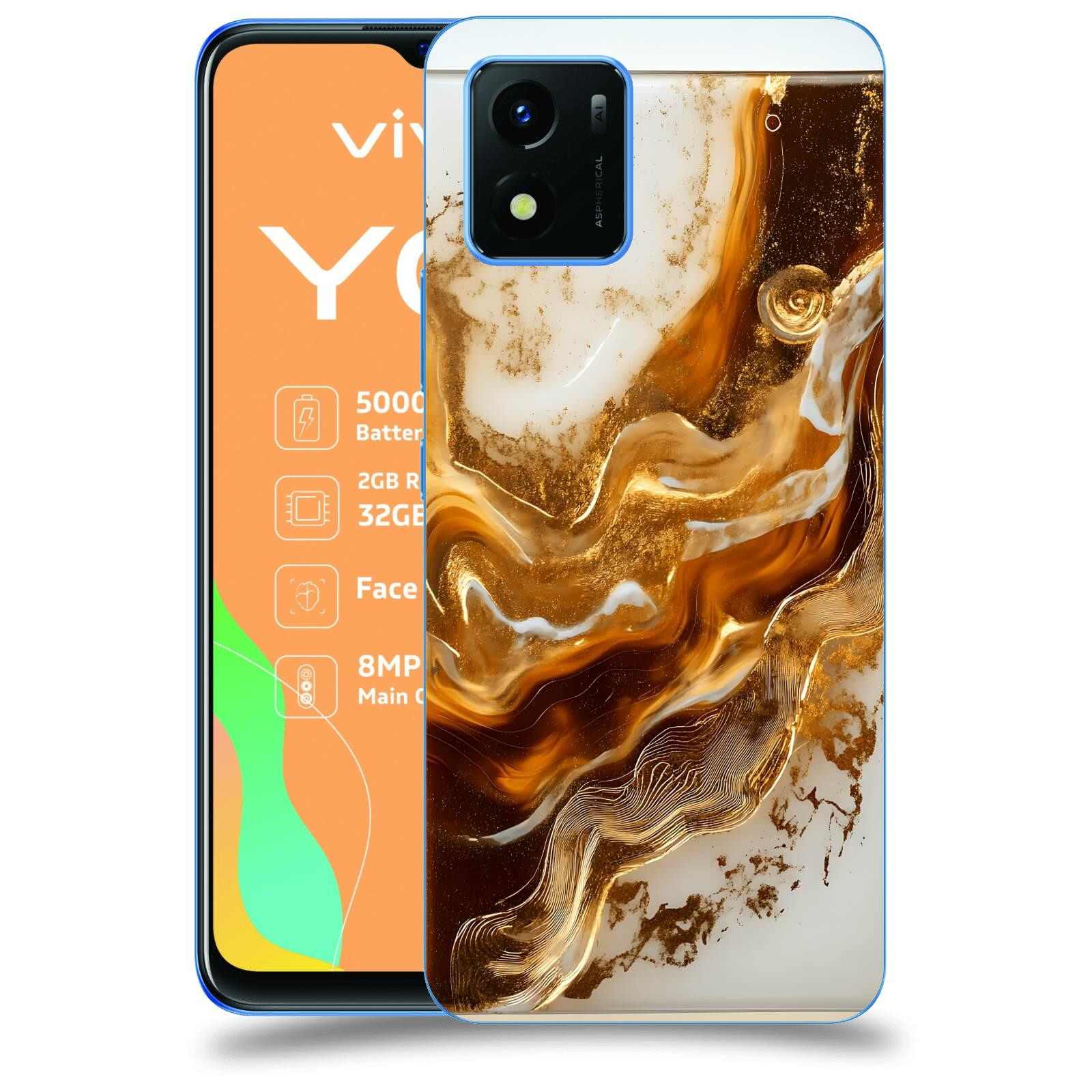 ACOVER Kryt na mobil Vivo Y01 - Amber I