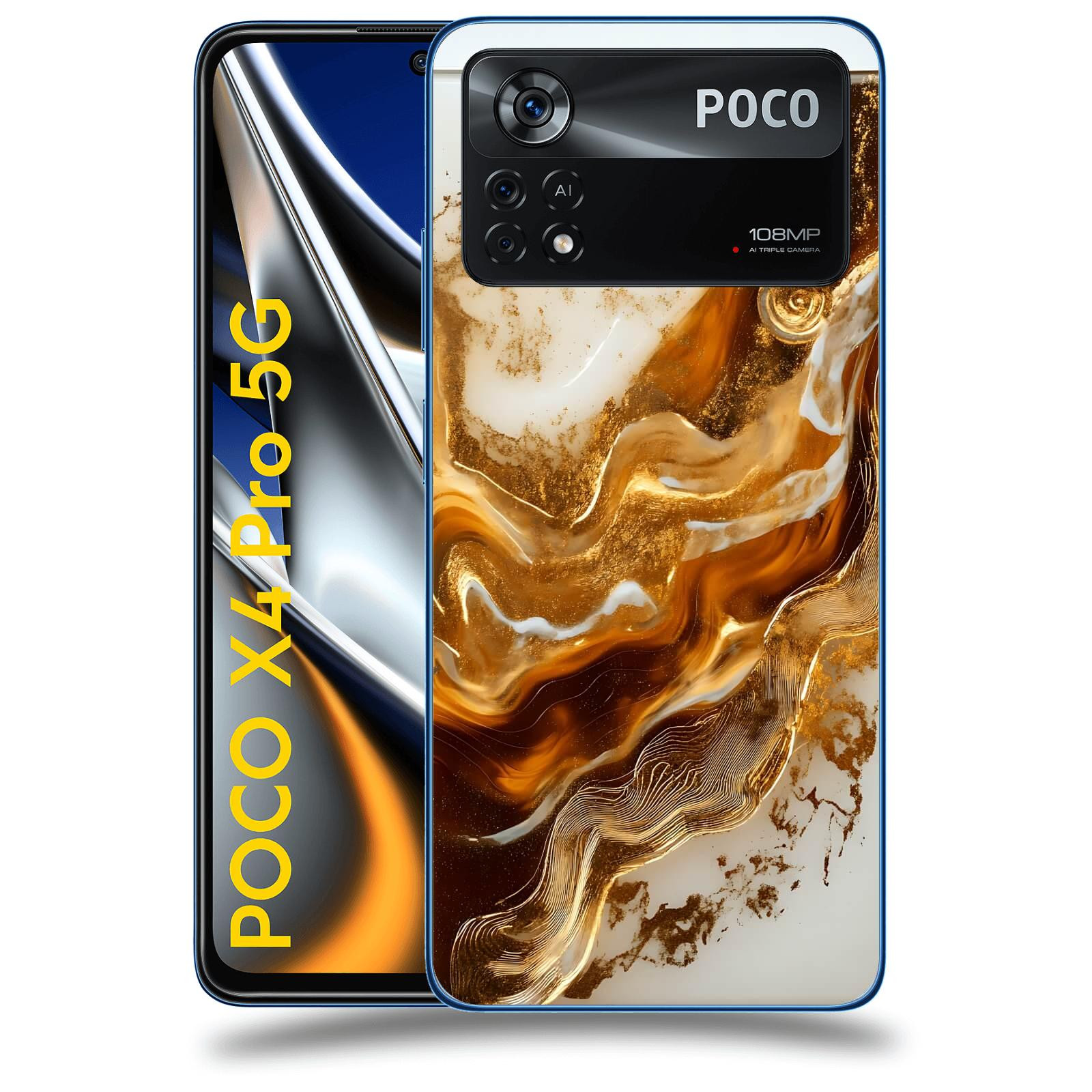 ACOVER Kryt na mobil Xiaomi Poco X4 Pro 5G - Amber I