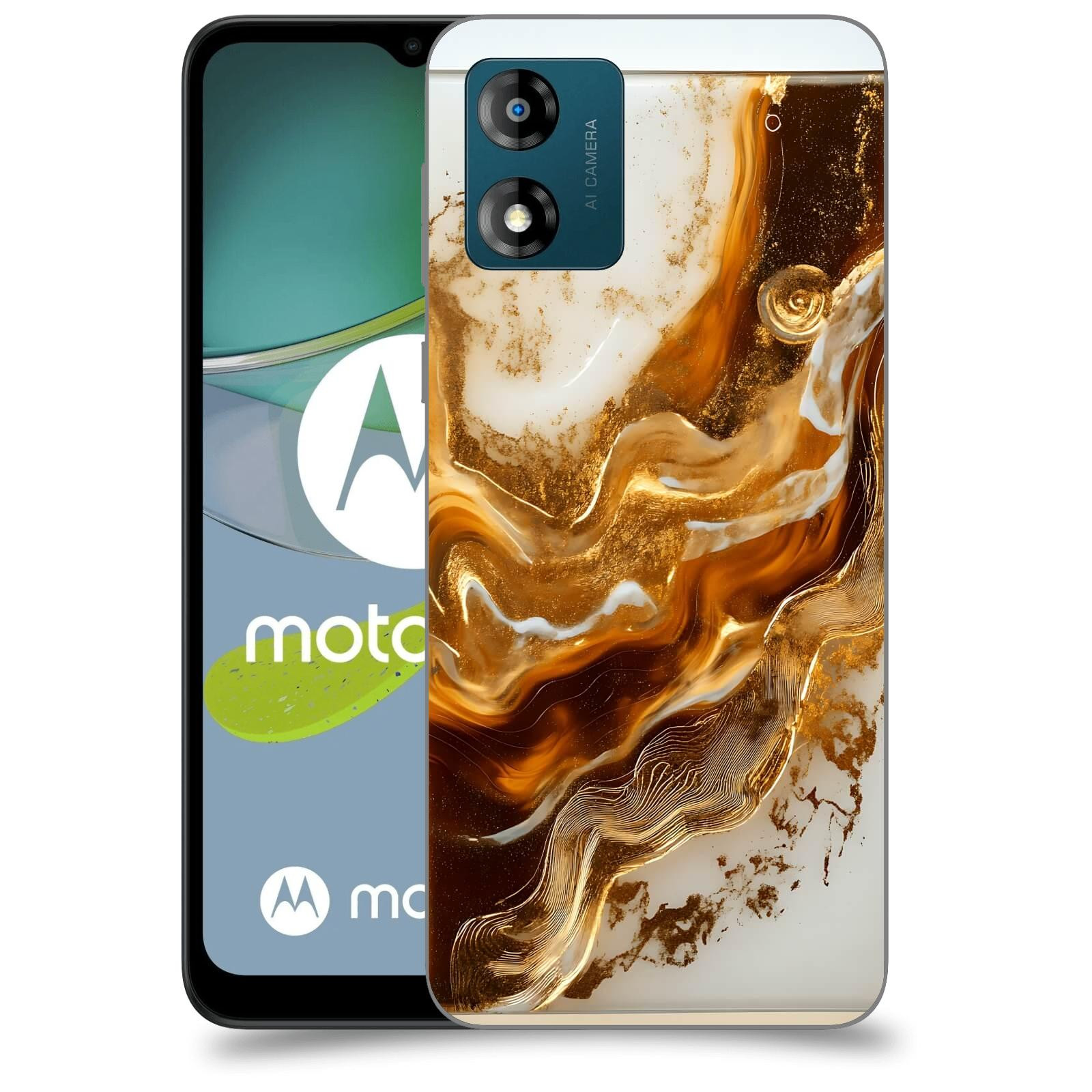ACOVER Kryt na mobil Motorola Moto E13 - Amber I
