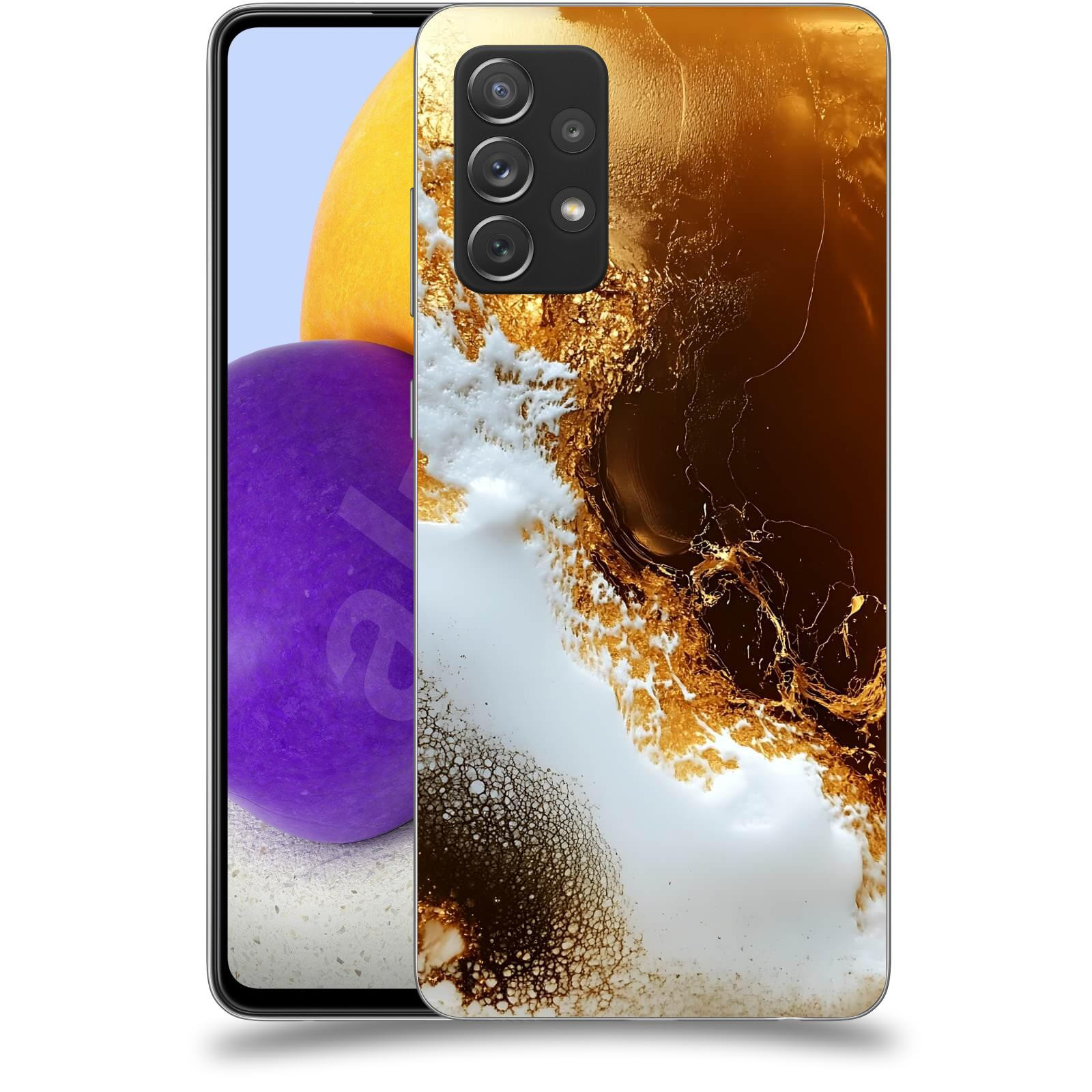 ACOVER Kryt na mobil Samsung Galaxy A72 A725F - Amber II