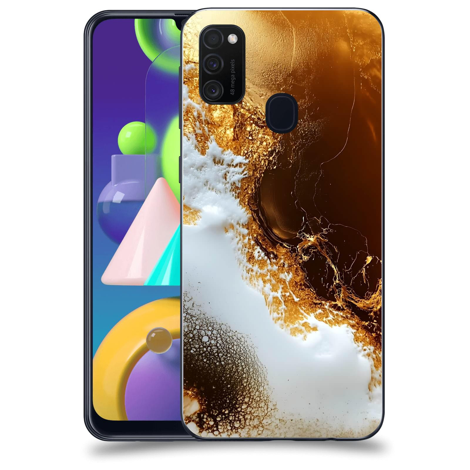 ACOVER Kryt na mobil Samsung Galaxy M21 M215F - Amber II