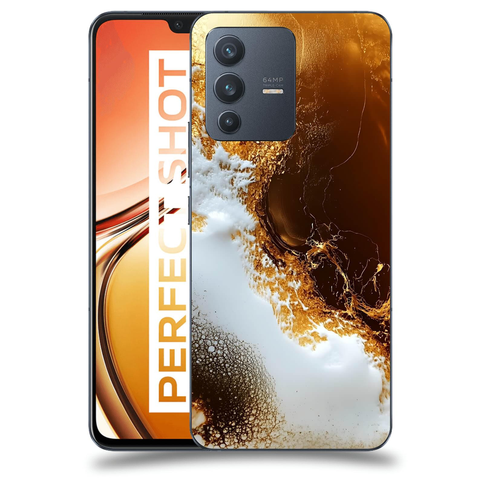 ACOVER Kryt na mobil Vivo V23 5G - Amber II
