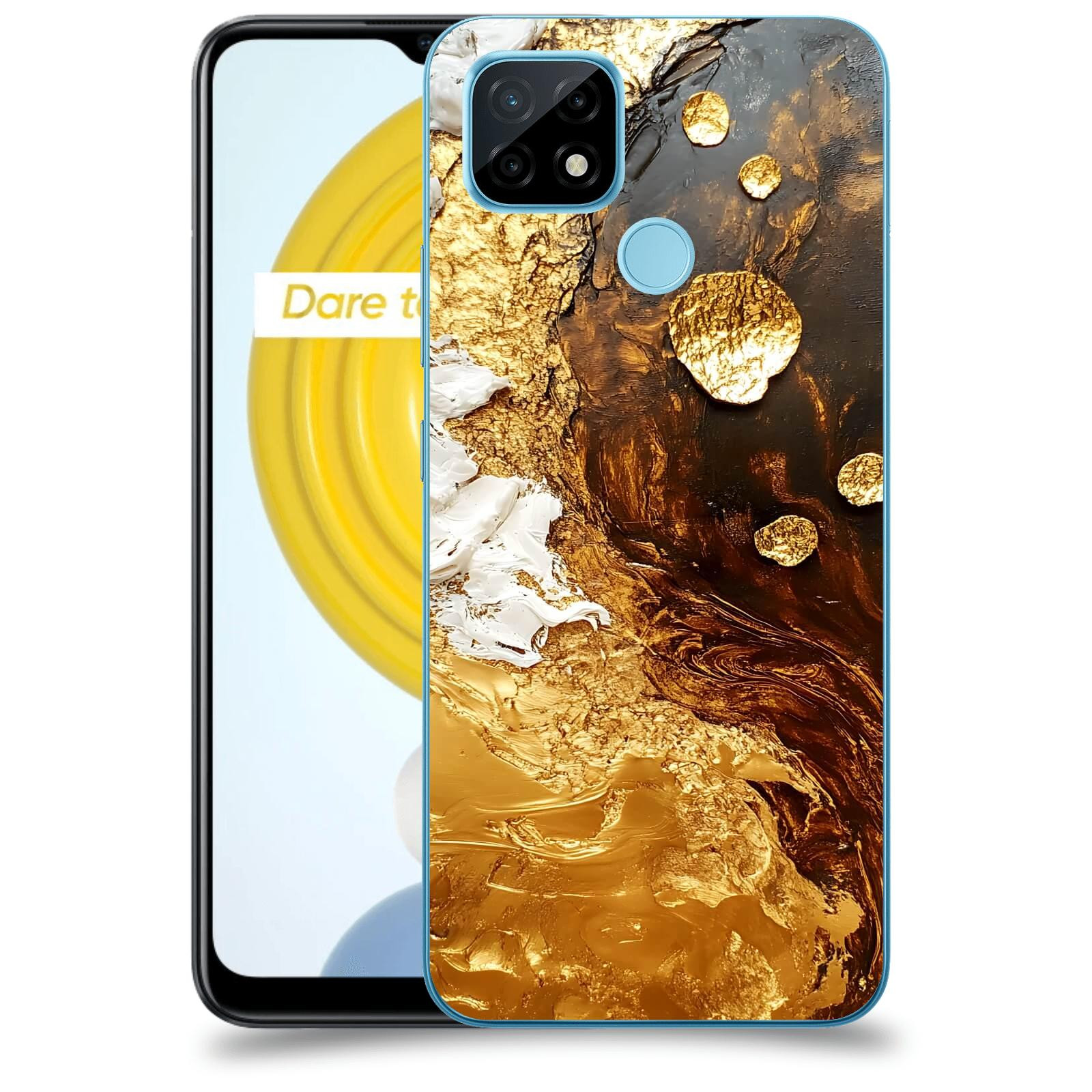 ACOVER Kryt na mobil Realme C21 - Amber III