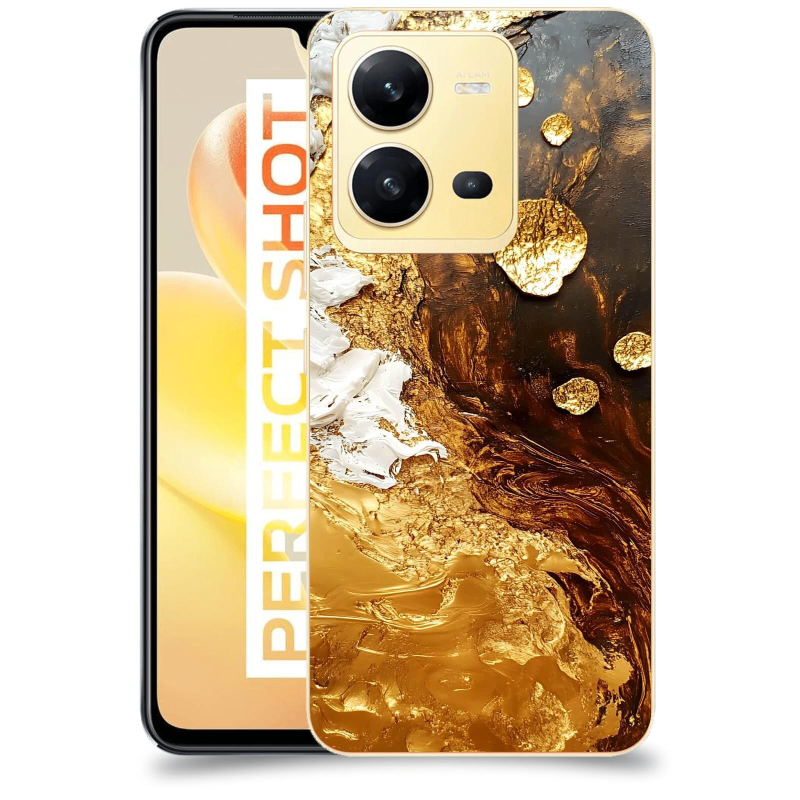 ACOVER Kryt na mobil Vivo X80 Lite - Amber III