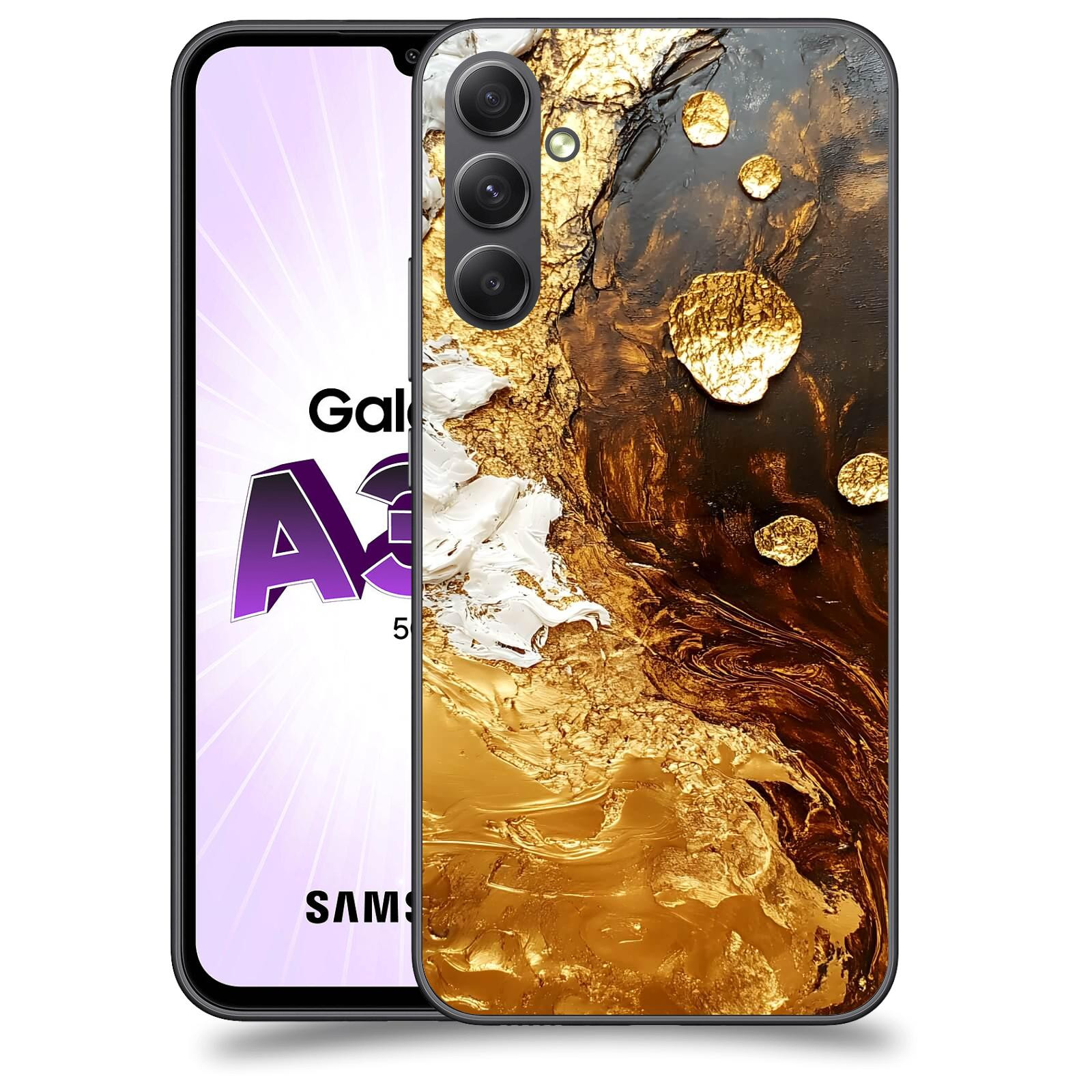 ACOVER Kryt na mobil Samsung Galaxy A34 - Amber III
