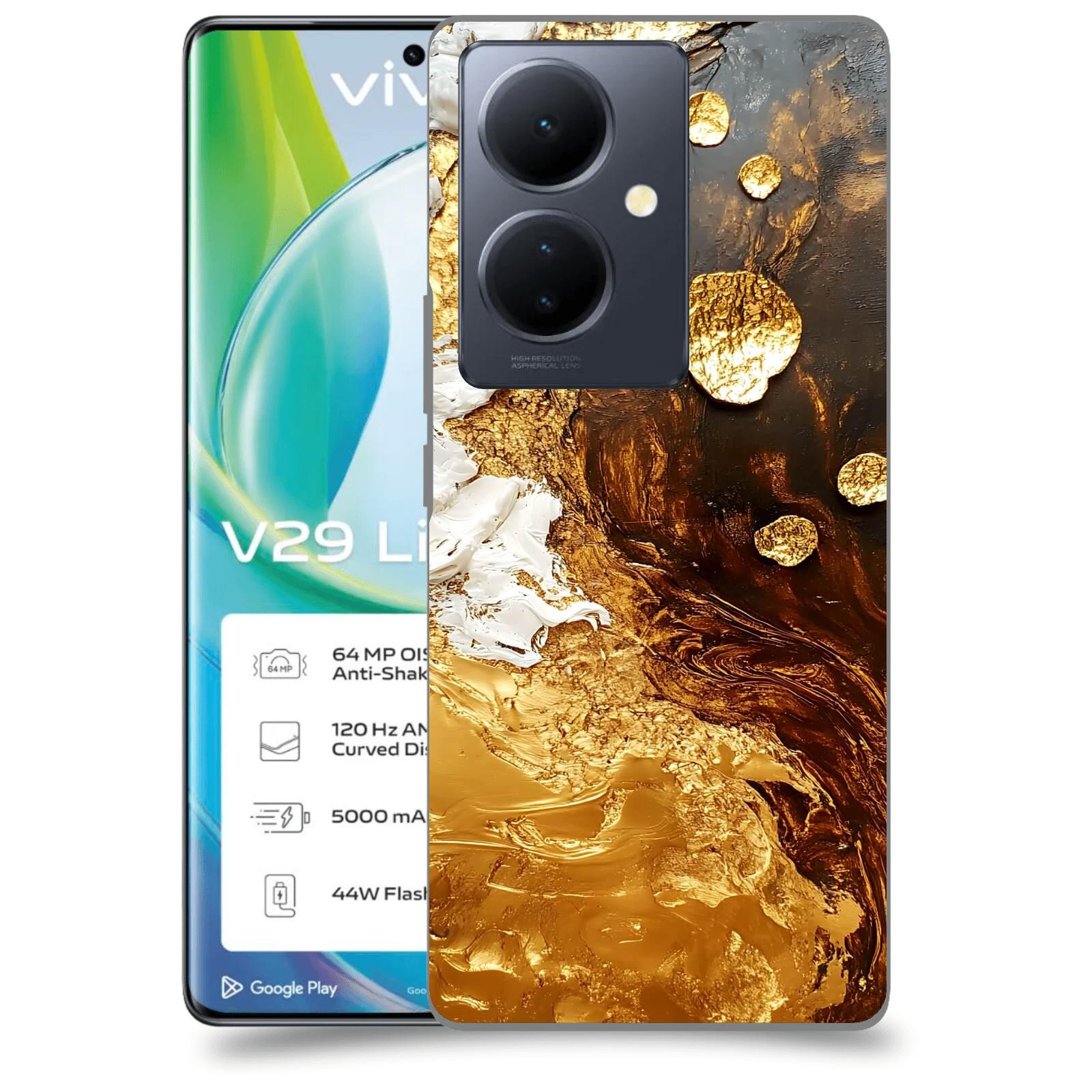 ACOVER Kryt na mobil VIVO V29 Lite 5G - Amber III
