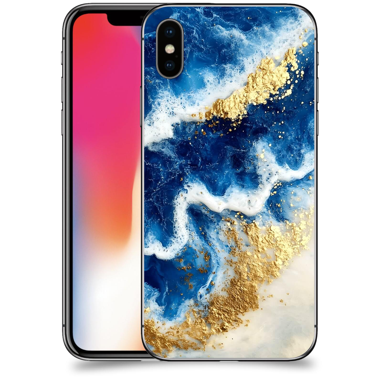 ACOVER Kryt na mobil Apple iPhone X/XS - Ocean Waves I
