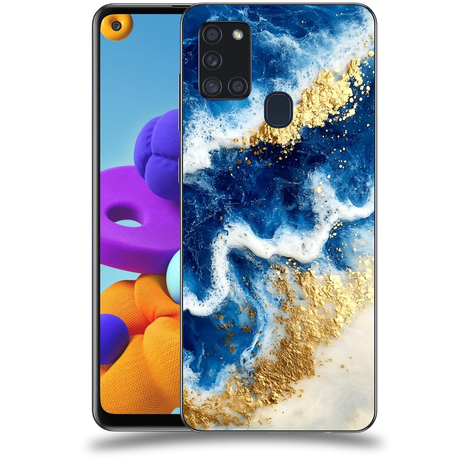 ACOVER Kryt na mobil Samsung Galaxy A21s - Ocean Waves I