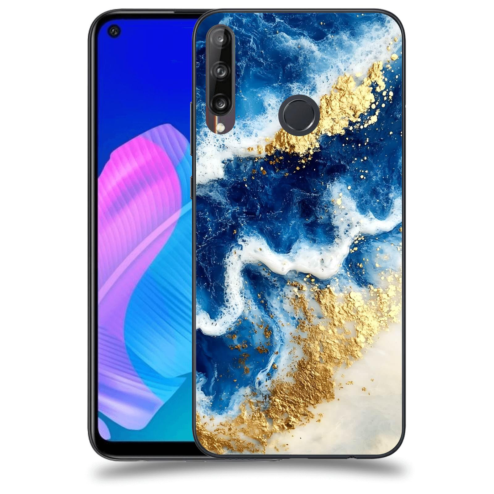 ACOVER Kryt na mobil Huawei P40 Lite E - Ocean Waves I