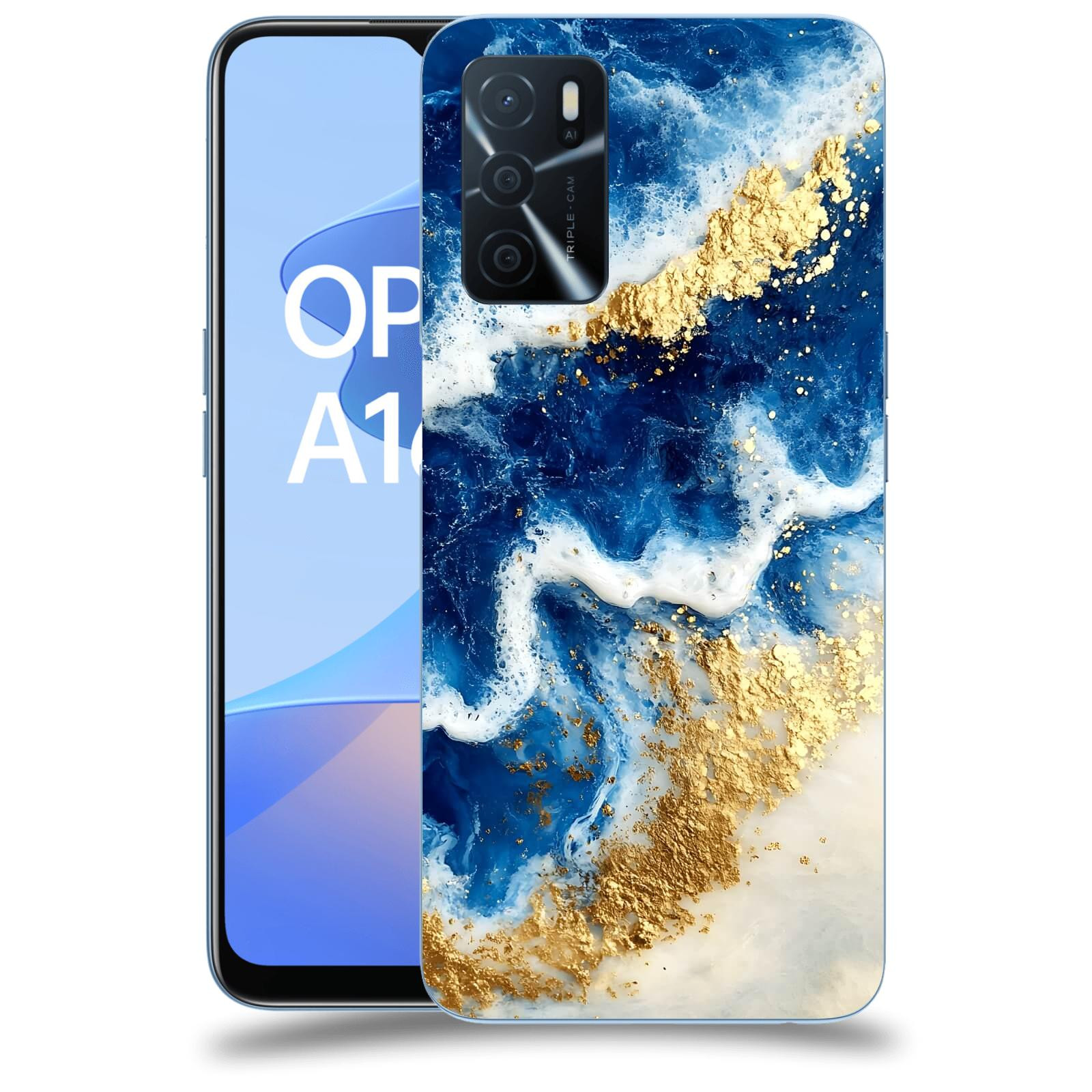 ACOVER Kryt na mobil OPPO A16s - Ocean Waves I