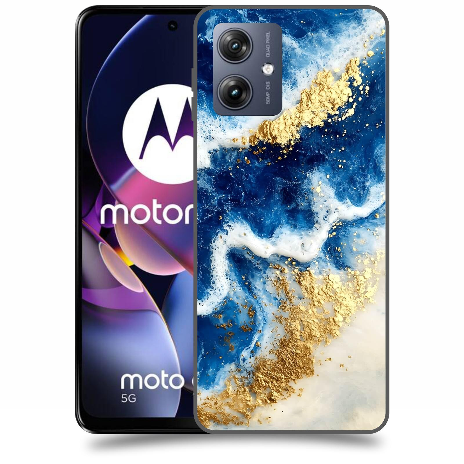 ACOVER Kryt na mobil Motorola Moto G54 5G - Ocean Waves I