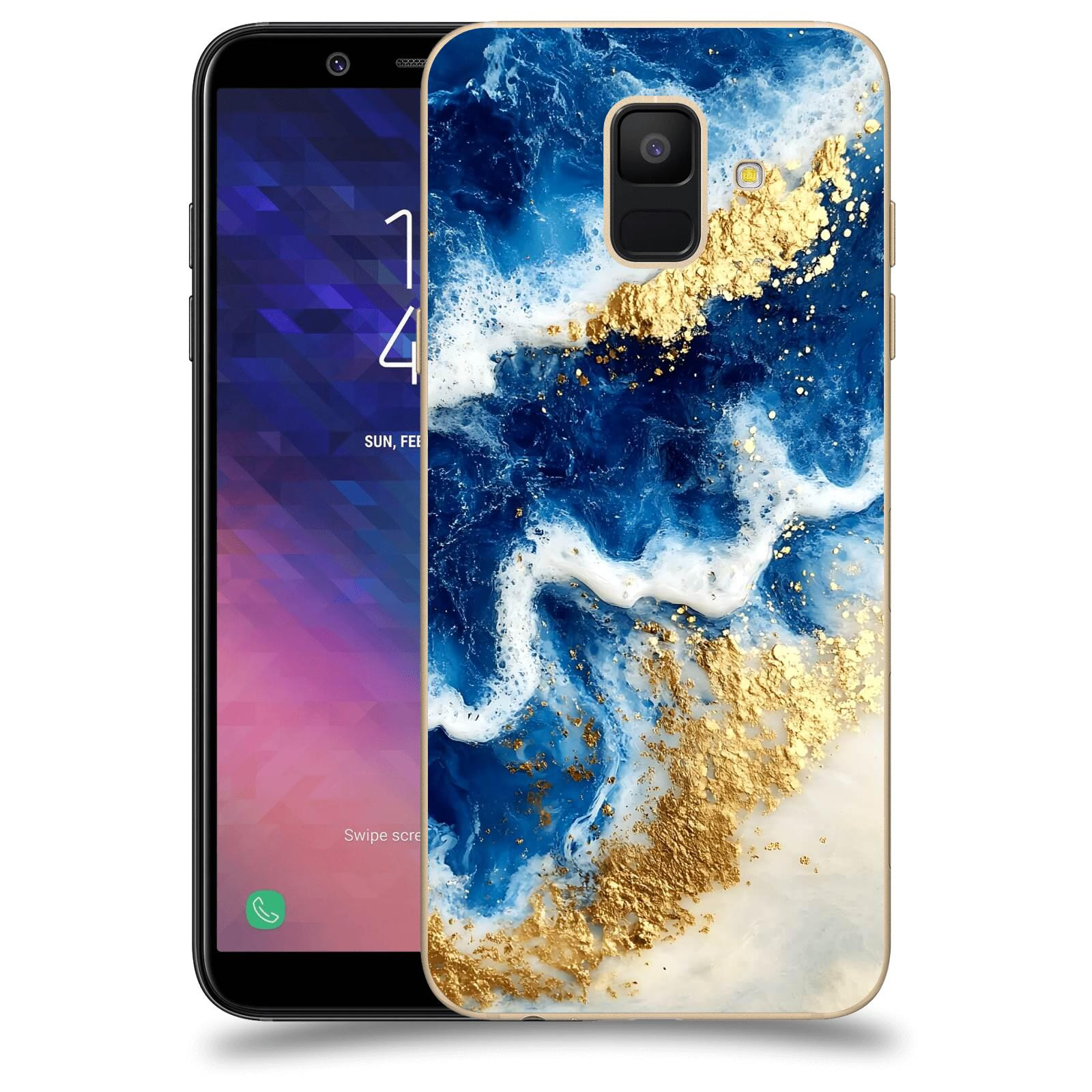 ACOVER Kryt na mobil Samsung Galaxy A6 A600F - Ocean Waves I