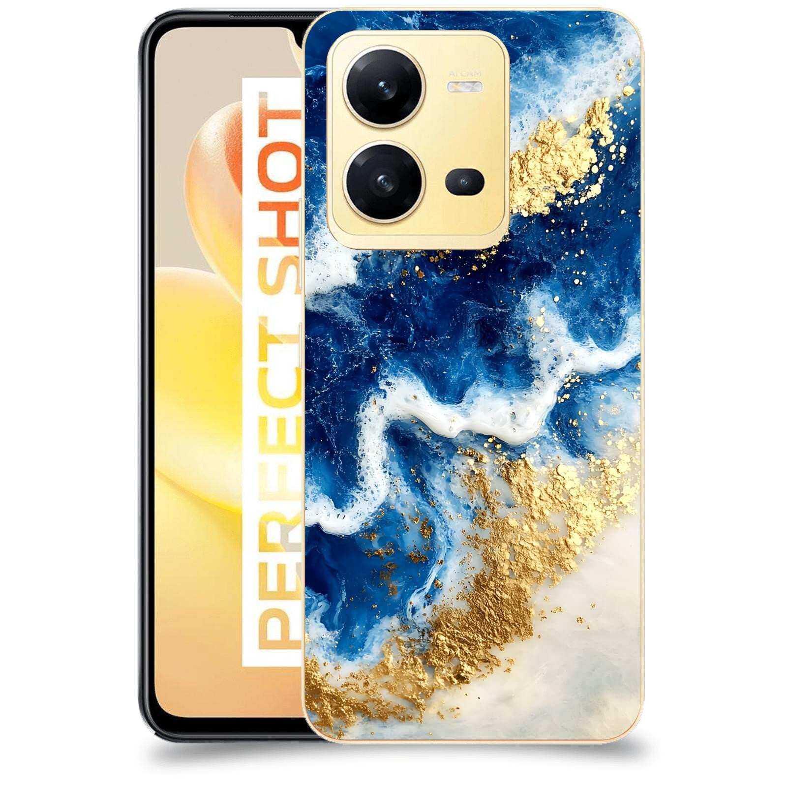 ACOVER Kryt na mobil Vivo X80 Lite - Ocean Waves I