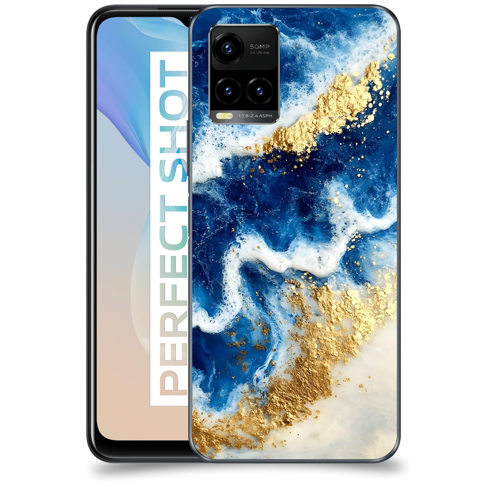 ACOVER Kryt na mobil Vivo Y33s - Ocean Waves I