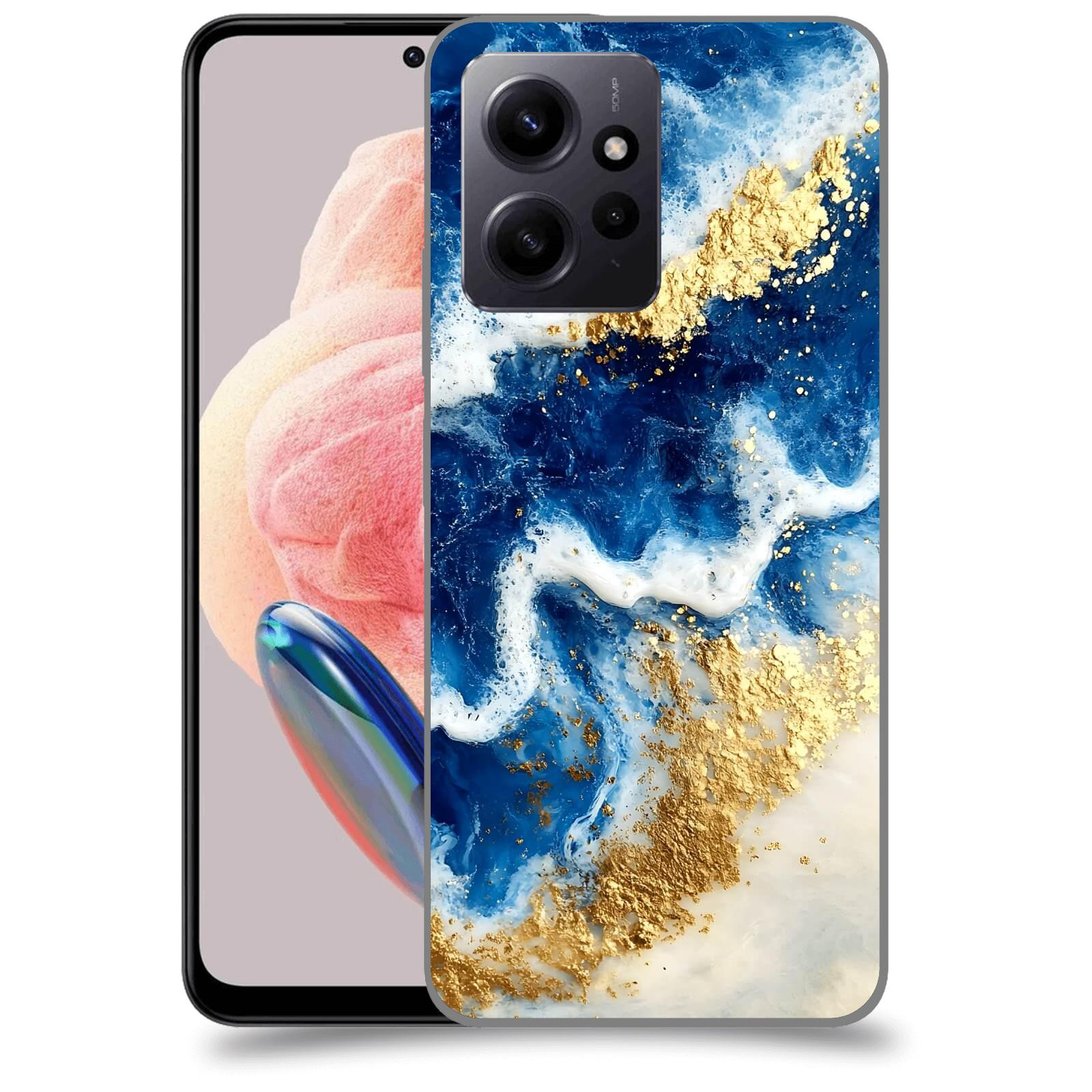 ACOVER Kryt na mobil Xiaomi Redmi Note 12 4G - Ocean Waves I