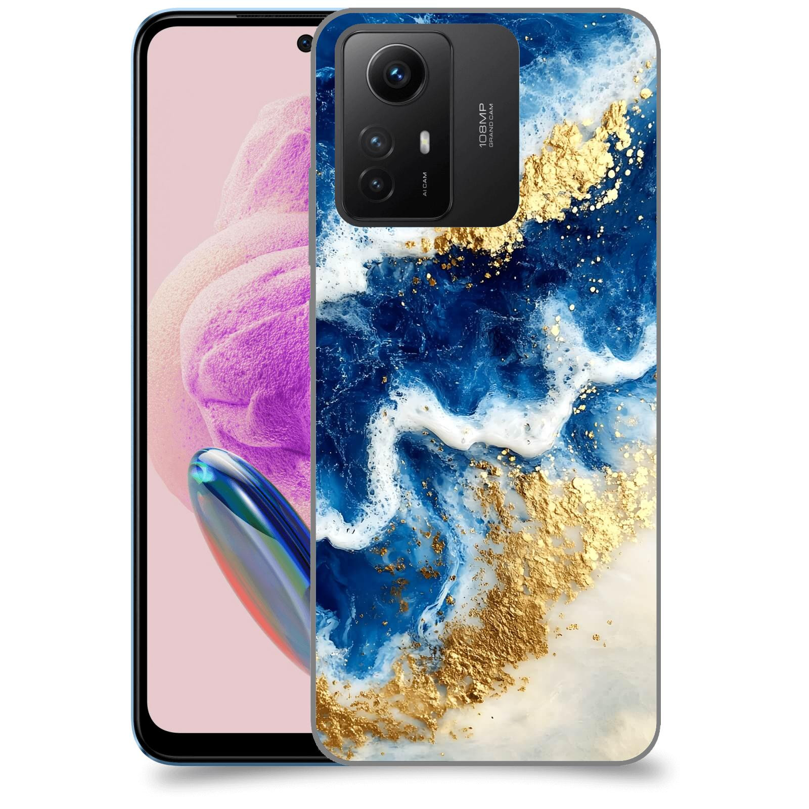 ACOVER Kryt na mobil Xiaomi Redmi Note 12S - Ocean Waves I