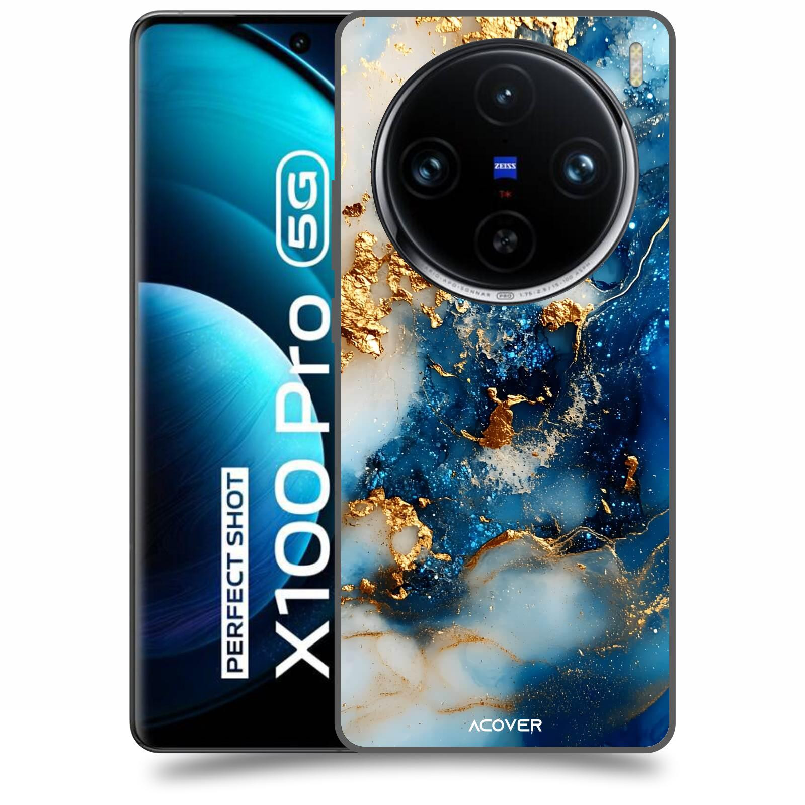 ACOVER Kryt na mobil Vivo X100 Pro - Ocean Waves II