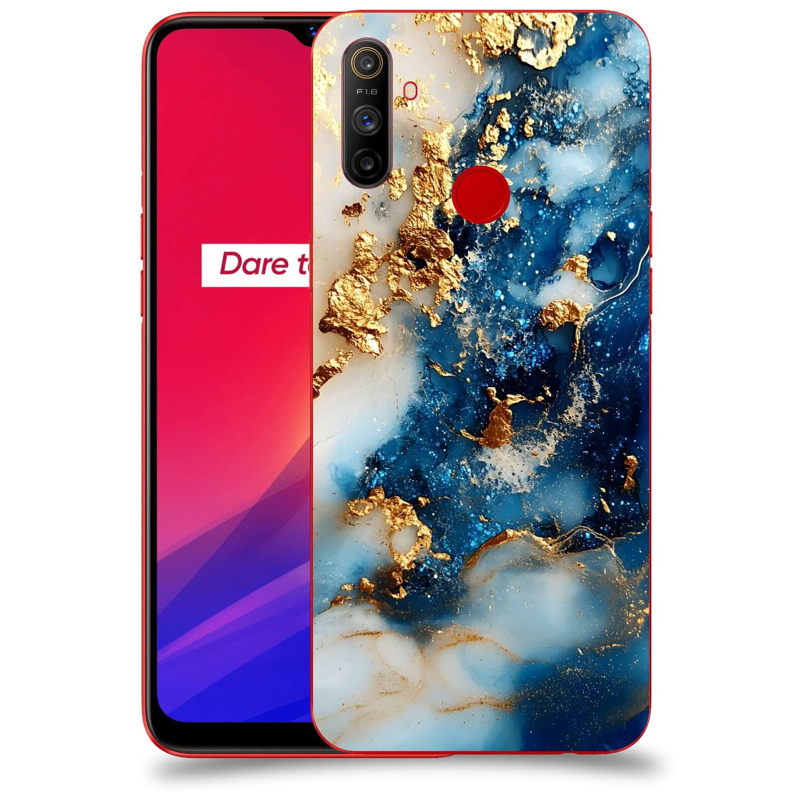ACOVER Kryt na mobil Realme C3 - Ocean Waves II