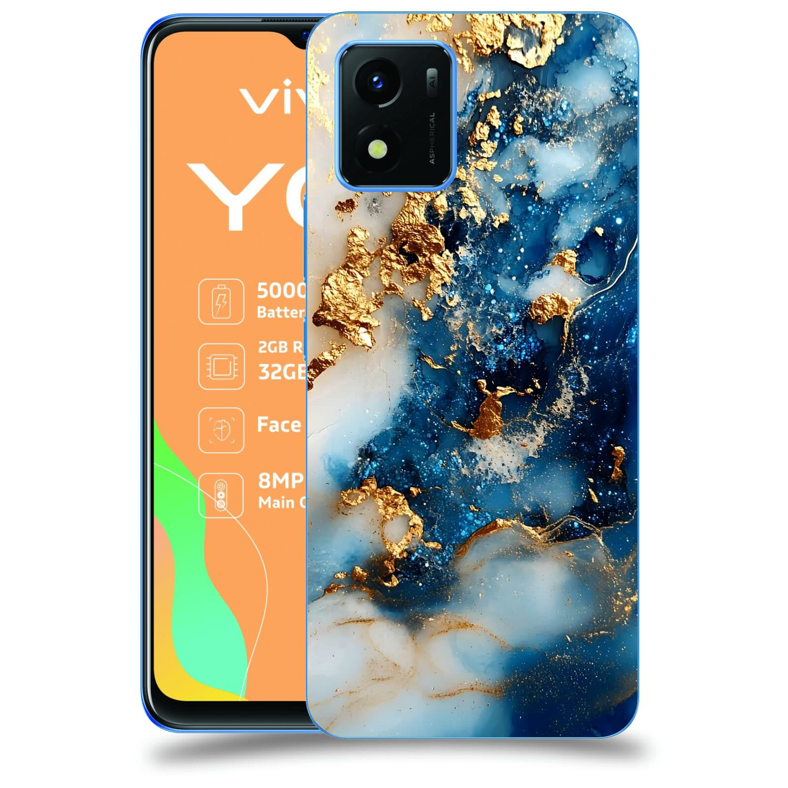 ACOVER Kryt na mobil Vivo Y01 - Ocean Waves II