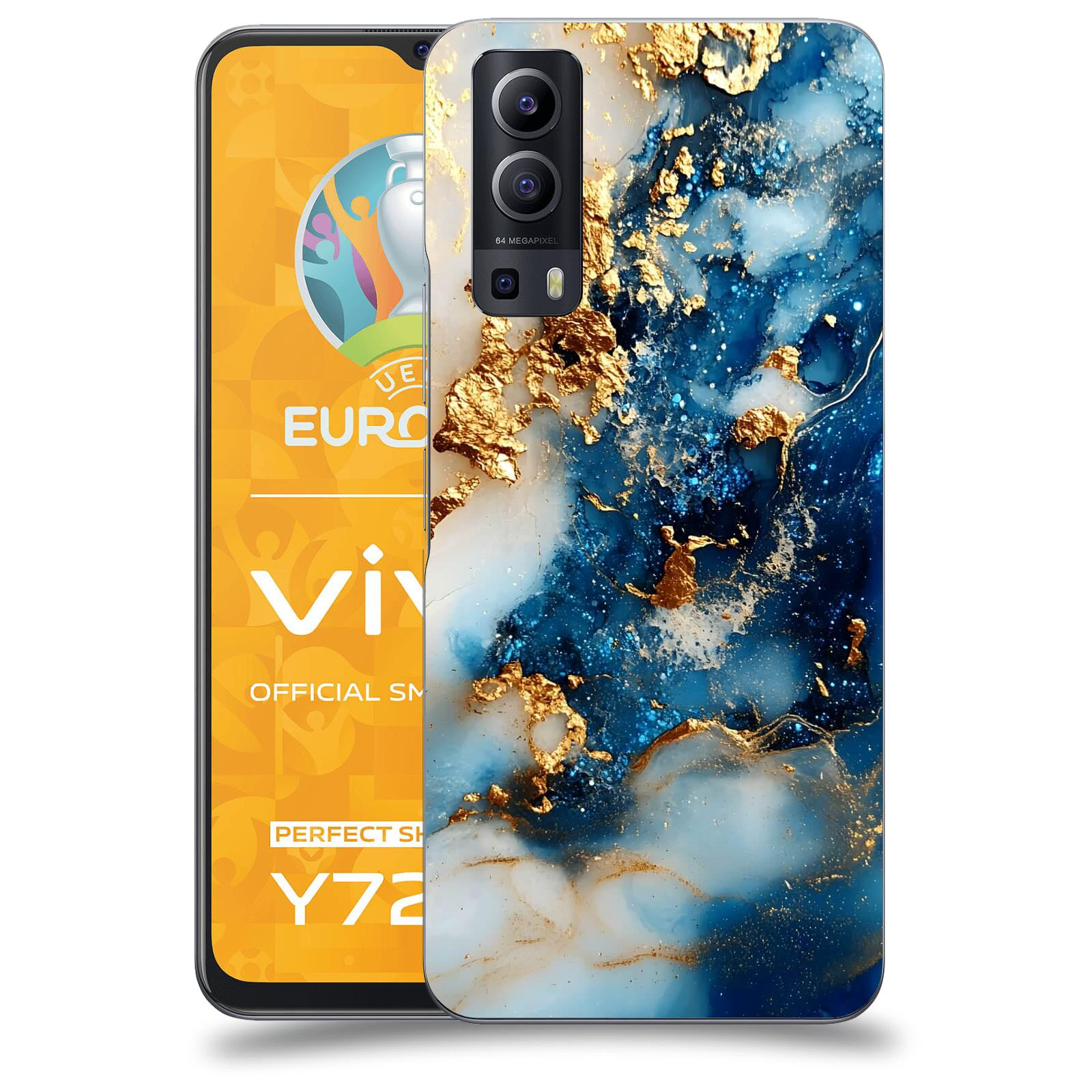 ACOVER Kryt na mobil Vivo Y72 5G - Ocean Waves II