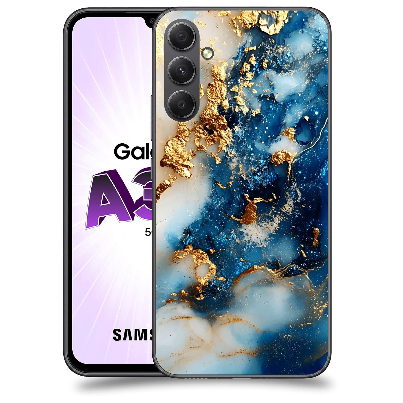 ACOVER Kryt na mobil Samsung Galaxy A34 - Ocean Waves II