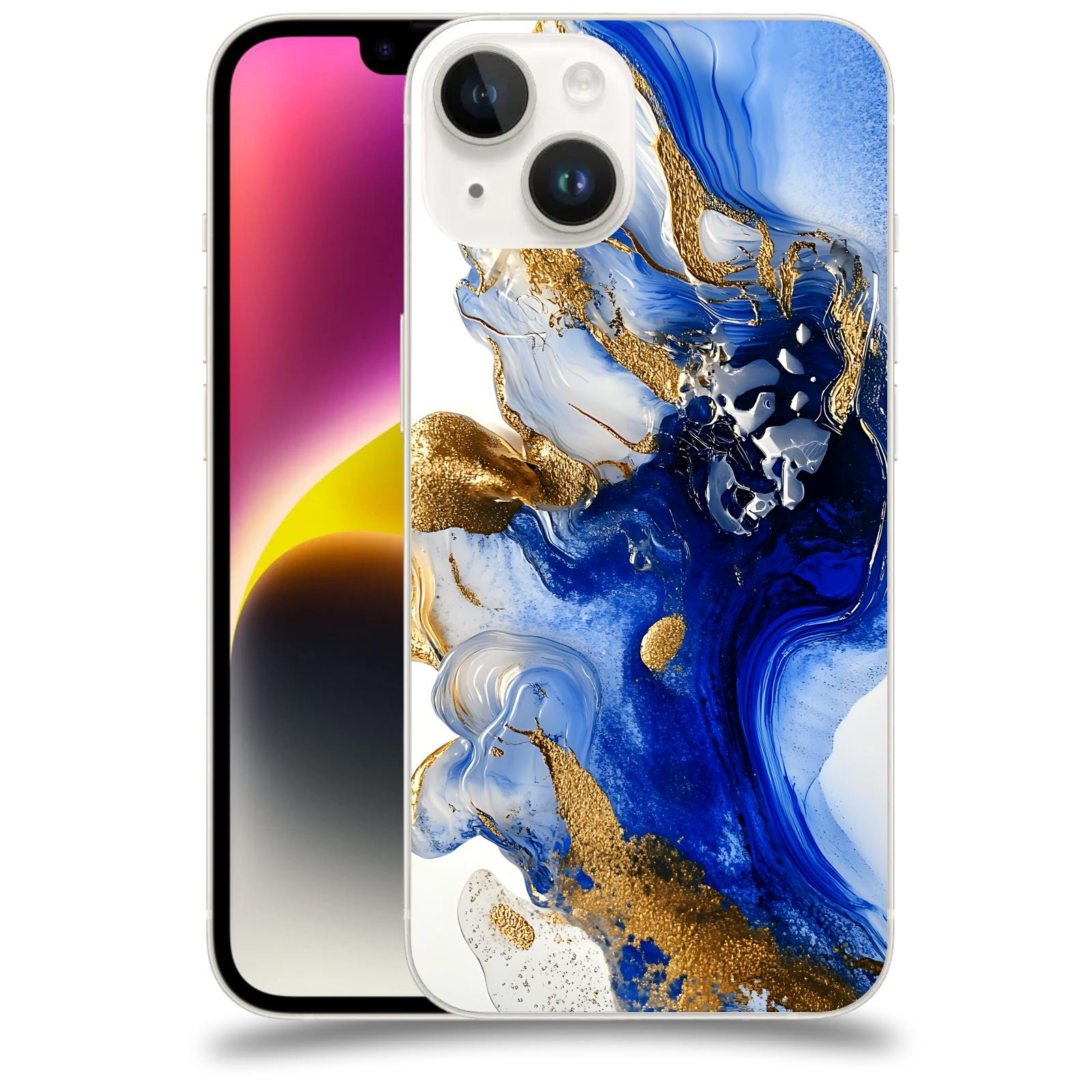 ACOVER Kryt na mobil Apple iPhone 14 - Ocean Waves III