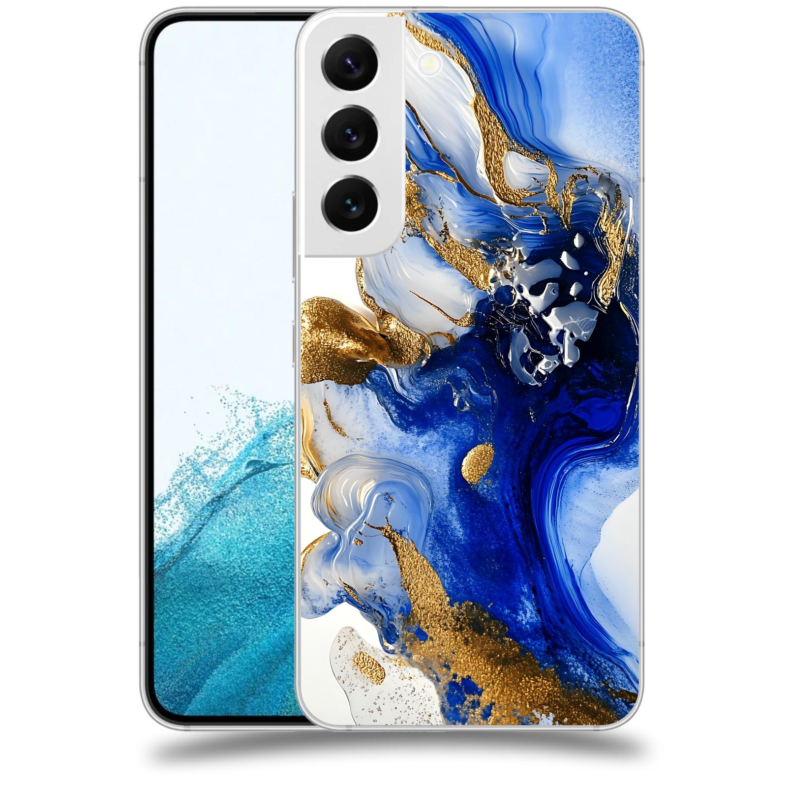 ACOVER Kryt na mobil Samsung Galaxy S22 5G - Ocean Waves III