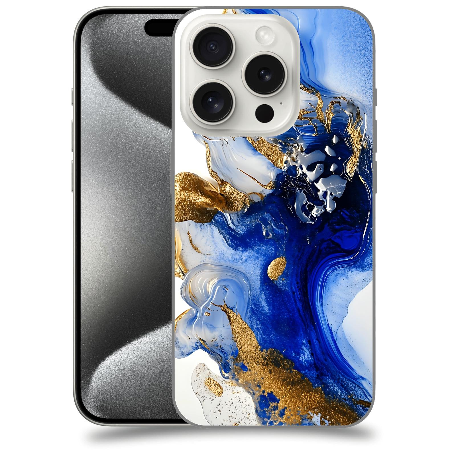 ACOVER Kryt na mobil Apple iPhone 15 pro - Ocean Waves III