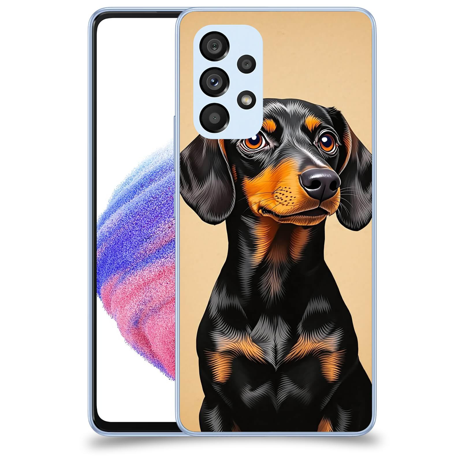 ACOVER Kryt na mobil Samsung Galaxy A32 5G A326B - Dachshund I