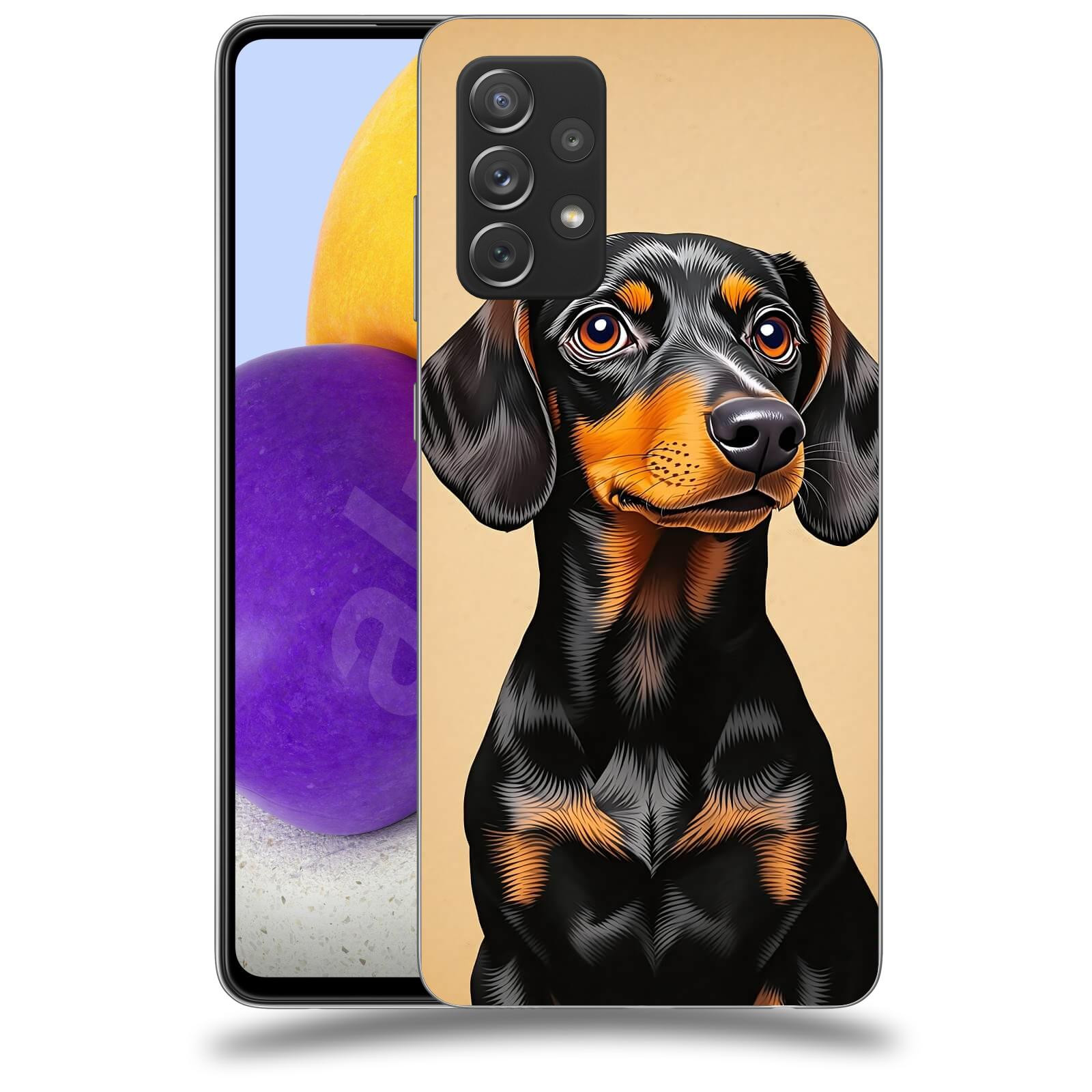 ACOVER Kryt na mobil Samsung Galaxy A73 5G - Dachshund I