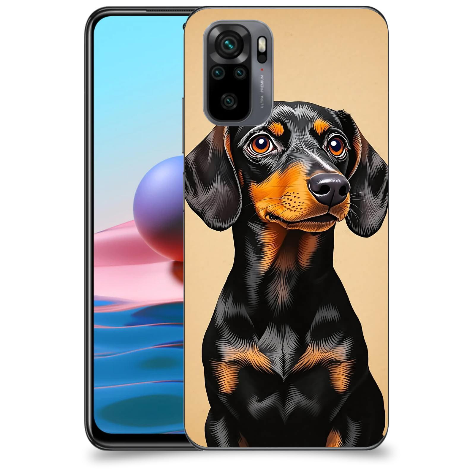 ACOVER Kryt na mobil Xiaomi Redmi Note 10 - Dachshund I