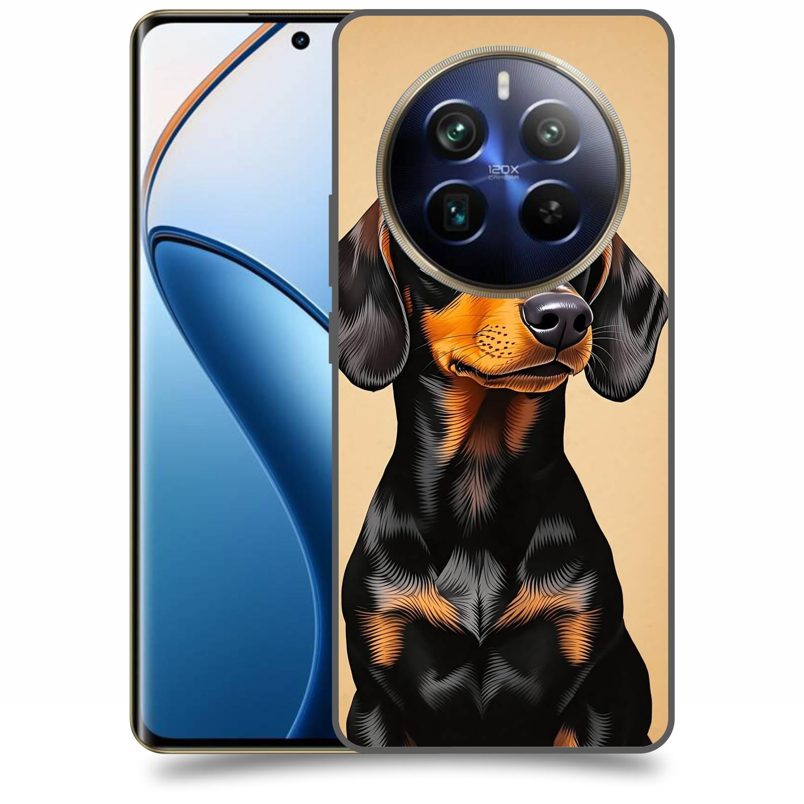 ACOVER Kryt na mobil Realme 12 pro+ 5g - Dachshund I