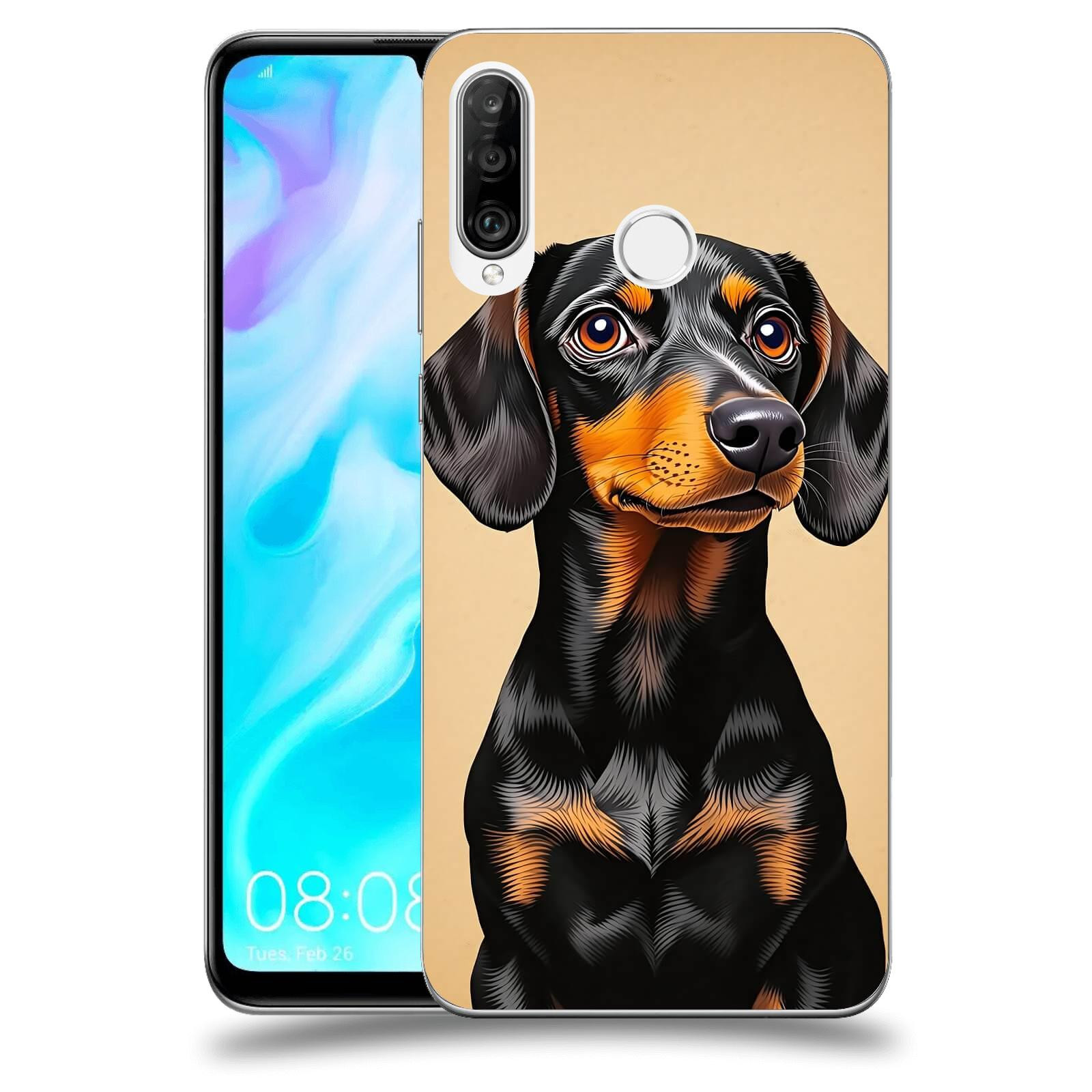 ACOVER Kryt na mobil Huawei P30 Lite - Dachshund I