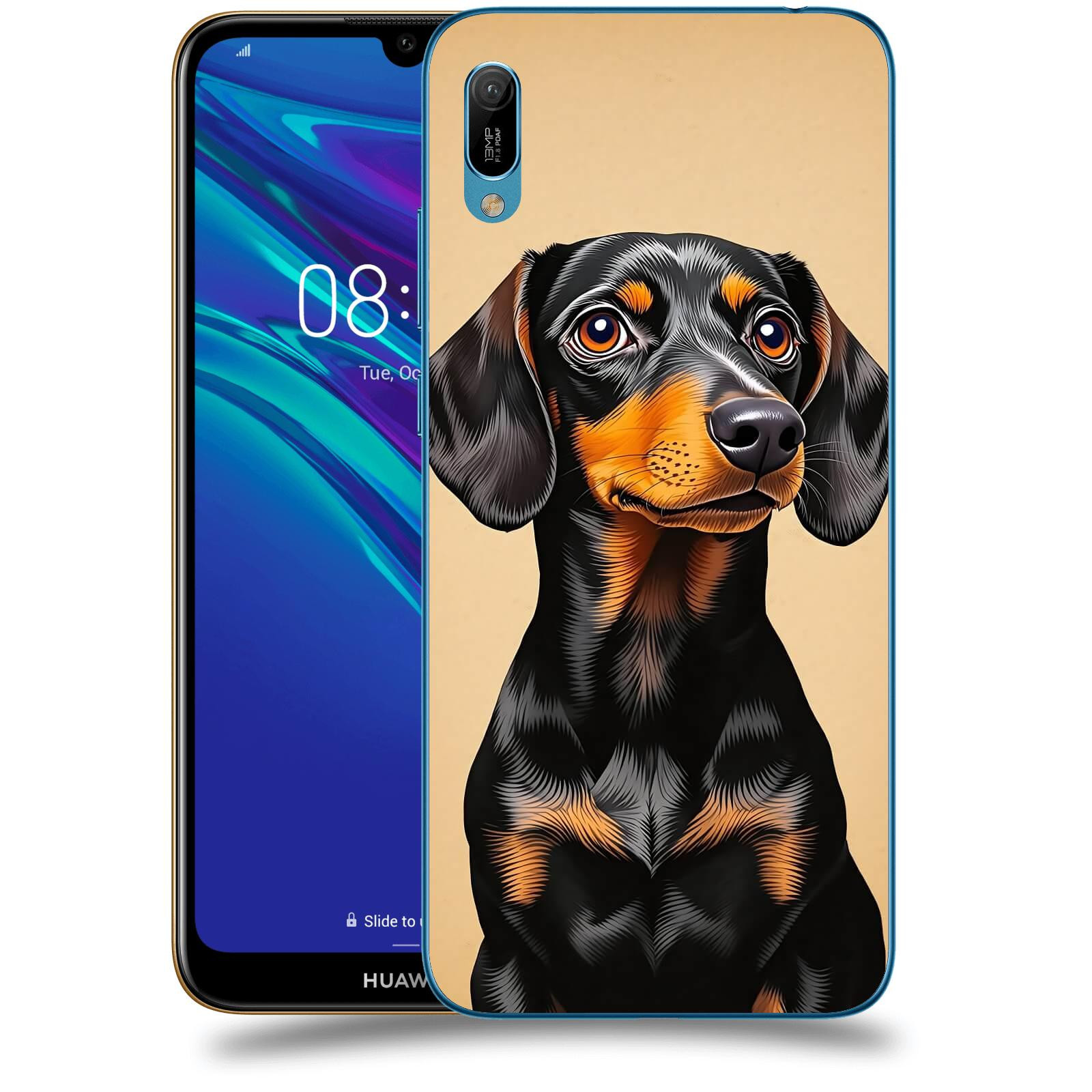 ACOVER Kryt na mobil Huawei Y6 2019 - Dachshund I
